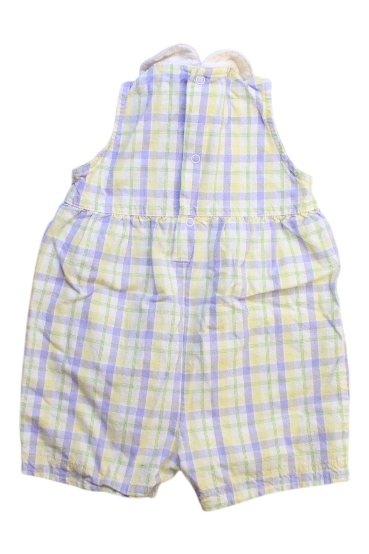 Little Me Checkered Sleeveless Romper 6-12M、mySite、g9winljtr