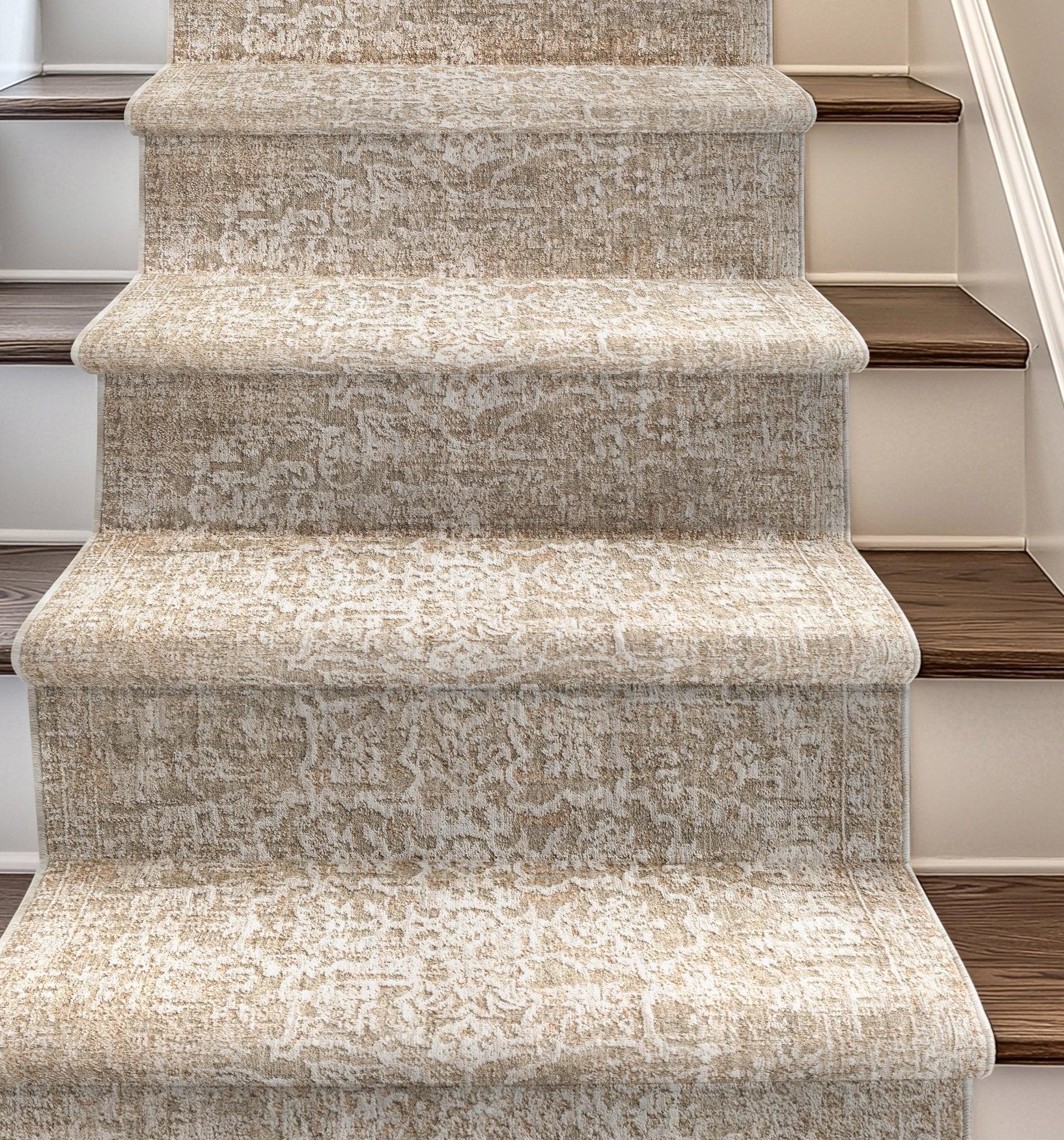 Custom Size Hallway & Stair Runner - Harmony Beige Choose Your Width x Choose Your Runner Length- Made to Order Runner - Dense & Textural - Neutral Tones、mySite、gigharbornorthrealestate