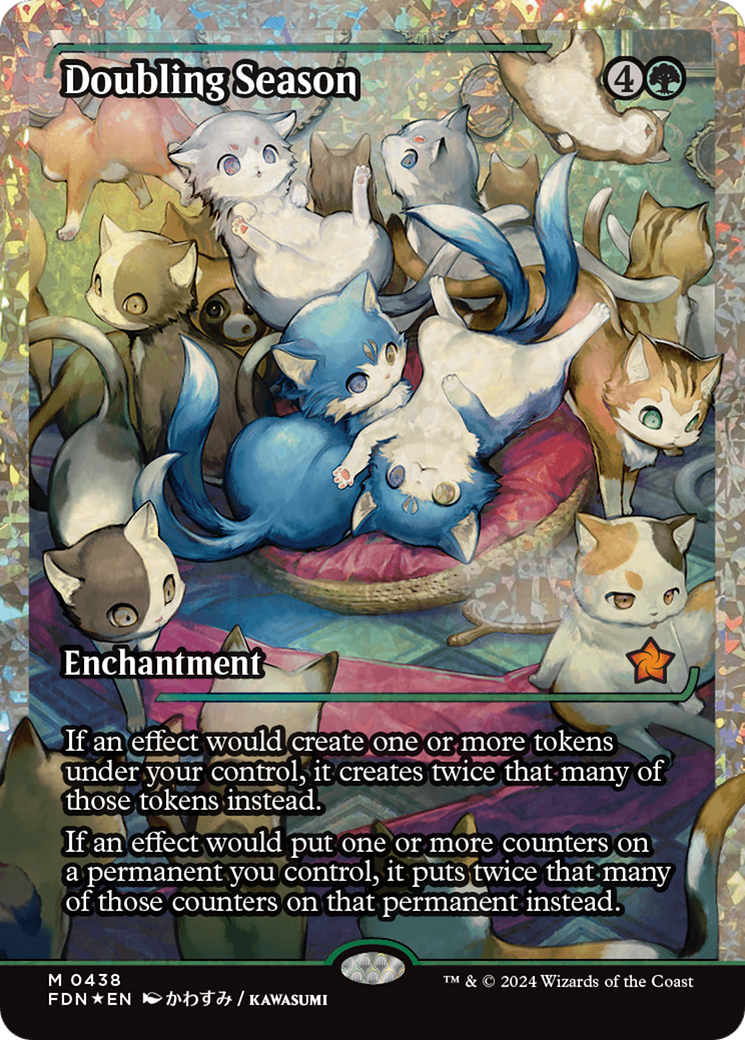 Doubling Season (Showcase) (Fracture Foil) Foundations、mySite、waistdrama