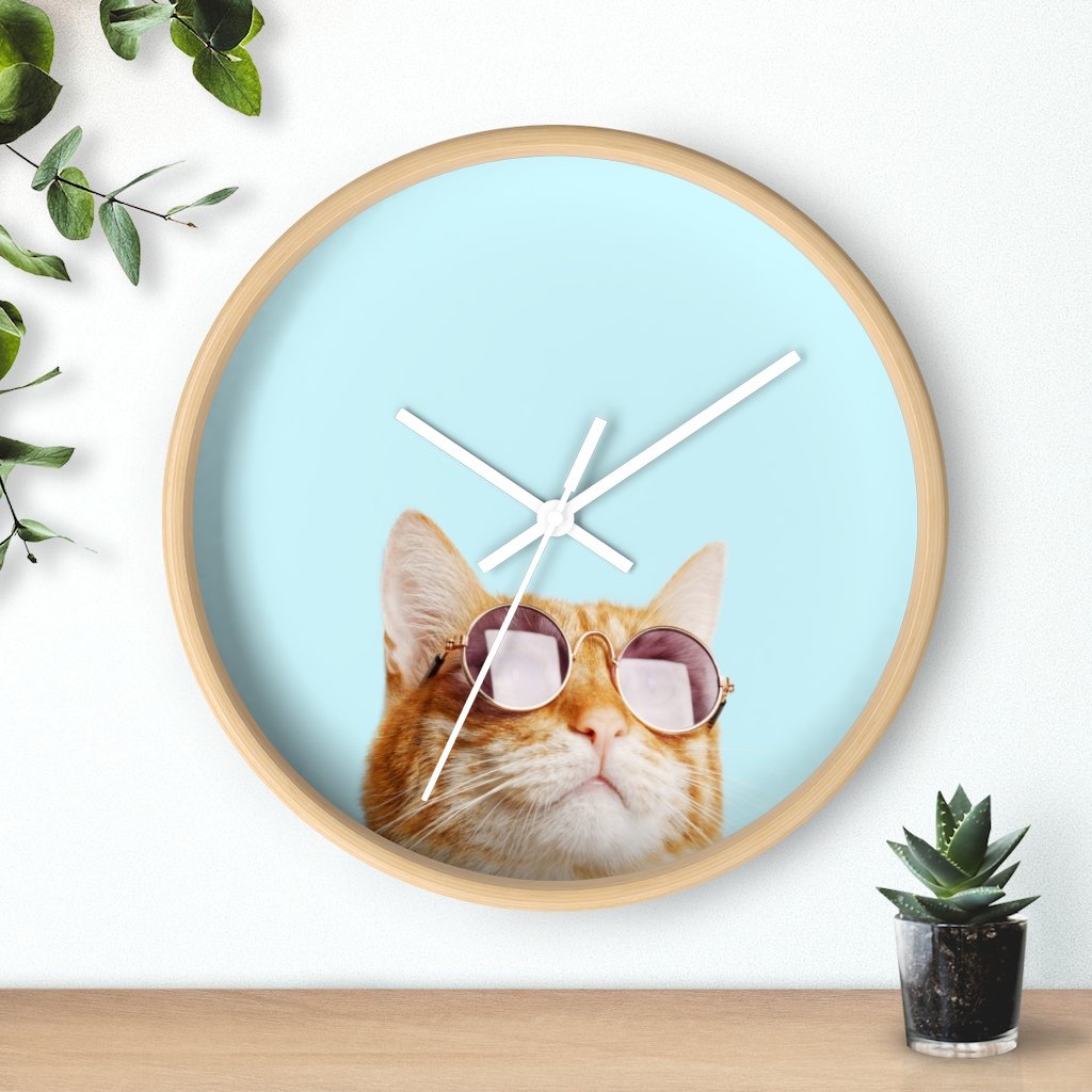 Cat is Always Right Wall Clock、mySite、camillekostekn