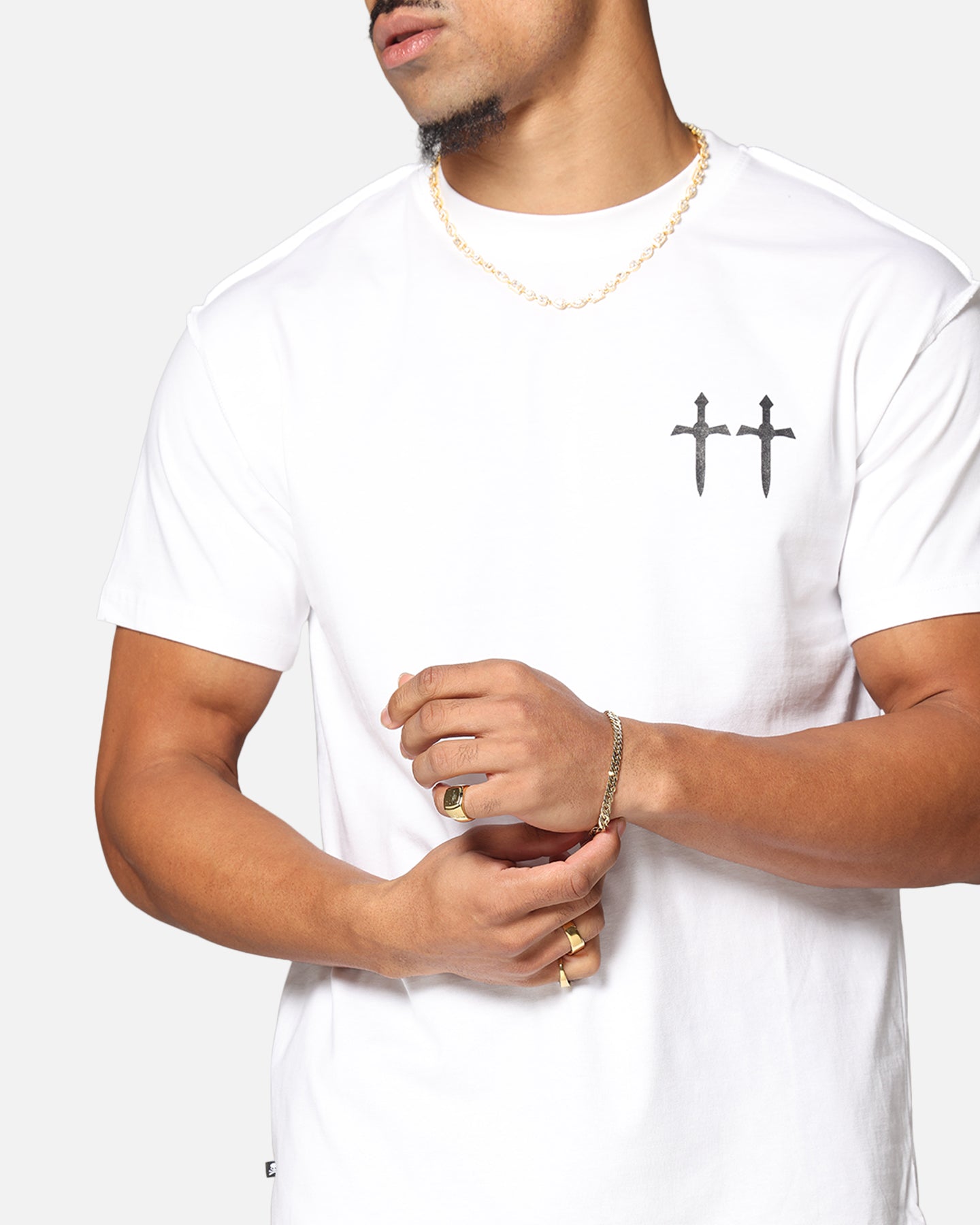 Saint Morta Mortal Lafayette T-Shirt White、mySite、zt4zffjzw