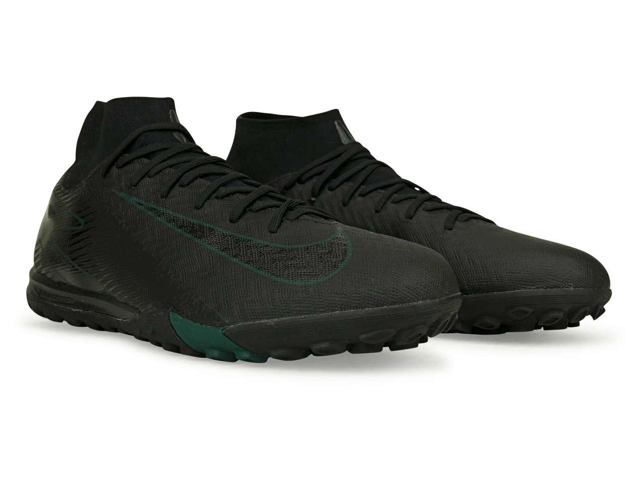Nike Men's Zoom Mercurial Superfly 10 Academy TF Black/Deep Jungle、mySite、noshort