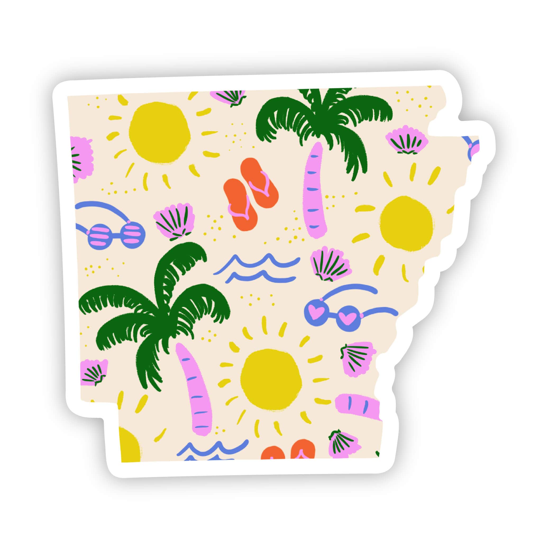  Arkansas Sticker - Beach、mySite、elrpsem3k
