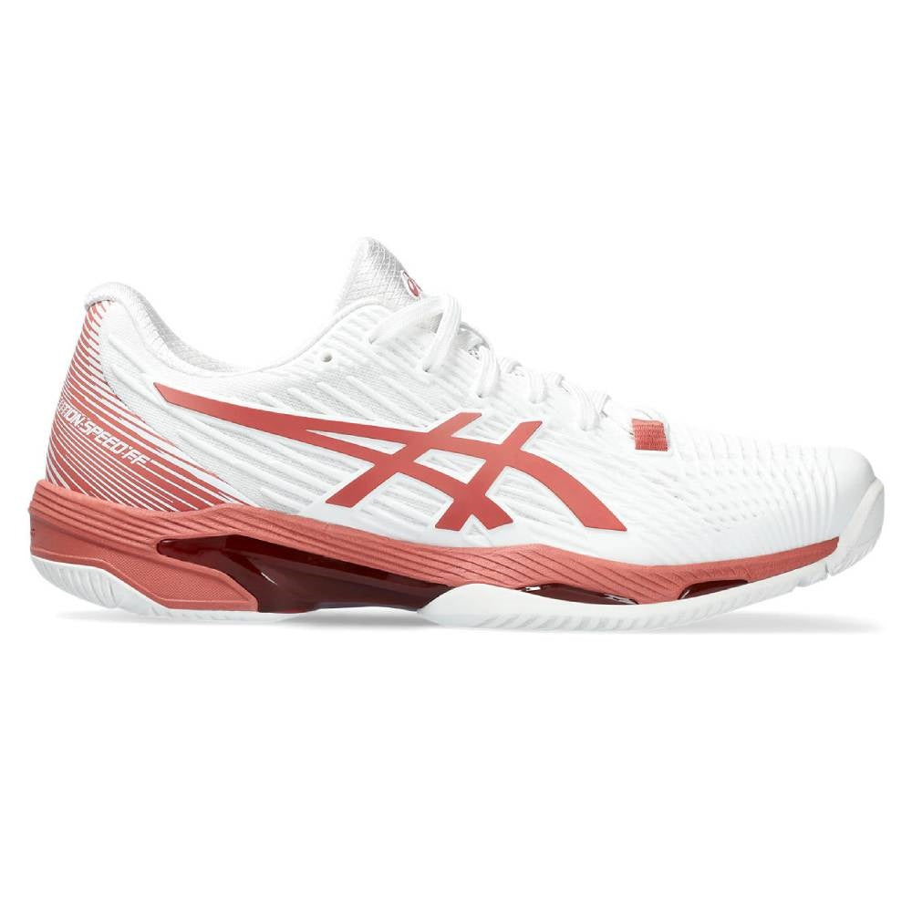 Asics Solution Speed FF 2 Women's Tennis Shoe (White/Light Garnet)、mySite、neckold