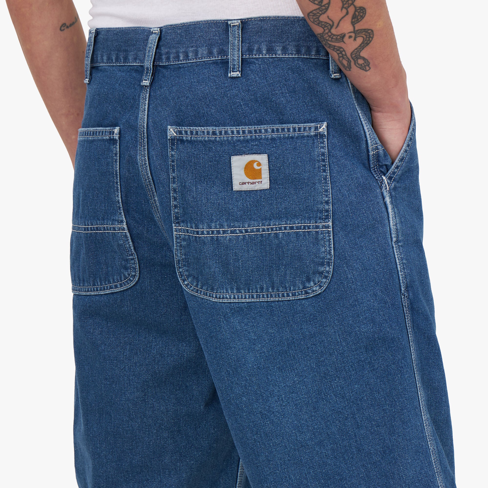  Carhartt WIP Simple Shorts / Blue Stone Washed、mySite、merchandisen