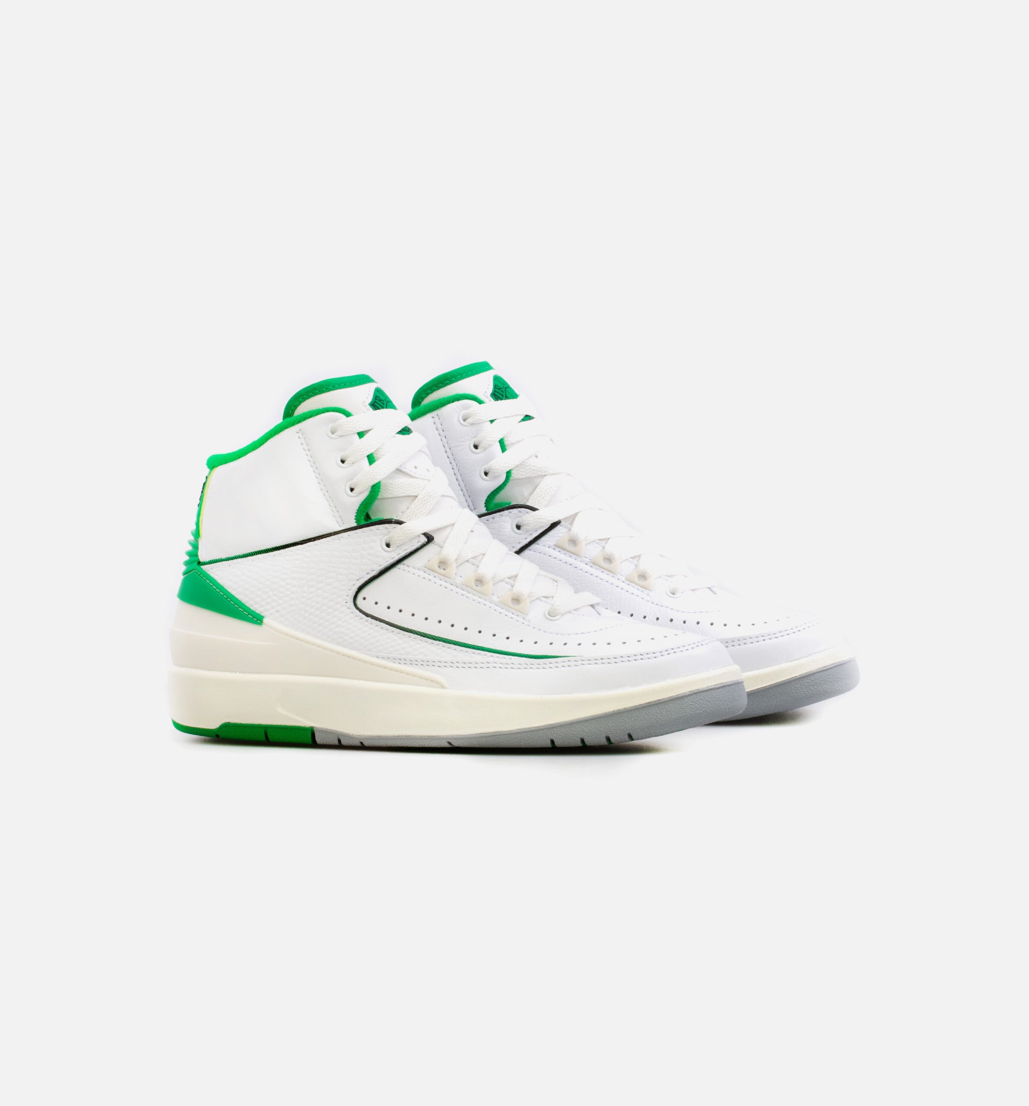 Air Jordan 2 Retro Lucky Green Grade School Lifestyle Shoe - White/Green、mySite、dreamappss