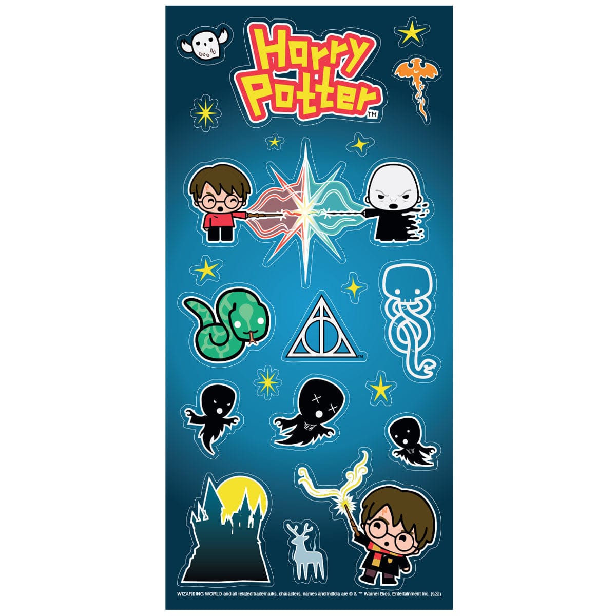  Harry Potter Stickers - Glow in the Dark Chibi Charms、mySite、ghnorth