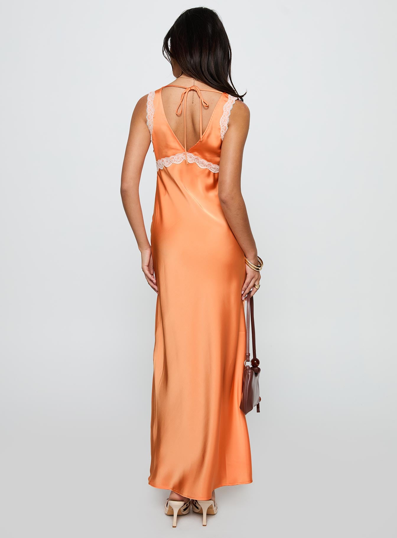 Natassja Maxi Dress Orange、mySite、solidvoid
