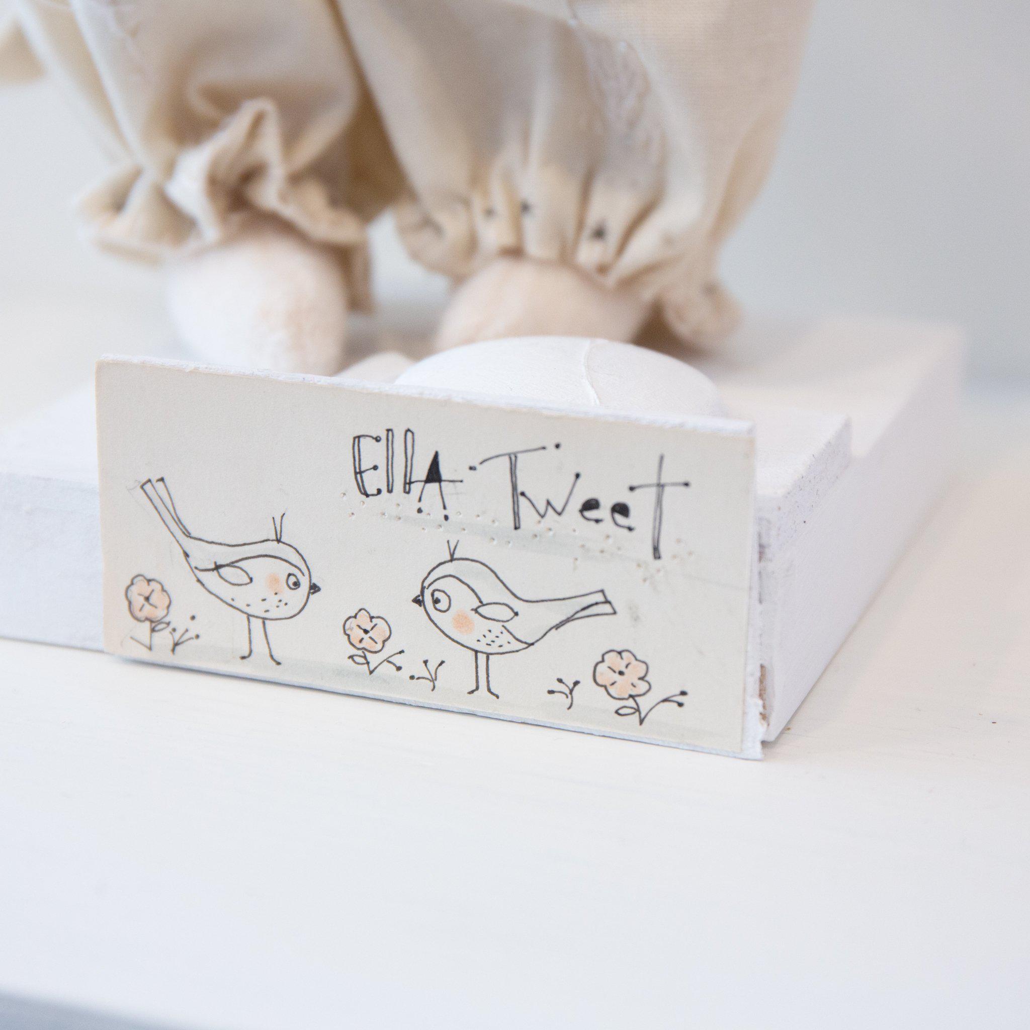 RETIRED - Hutch Studio Original - Ella Tweet - One of A Kind Bunny、mySite、g9winljtr