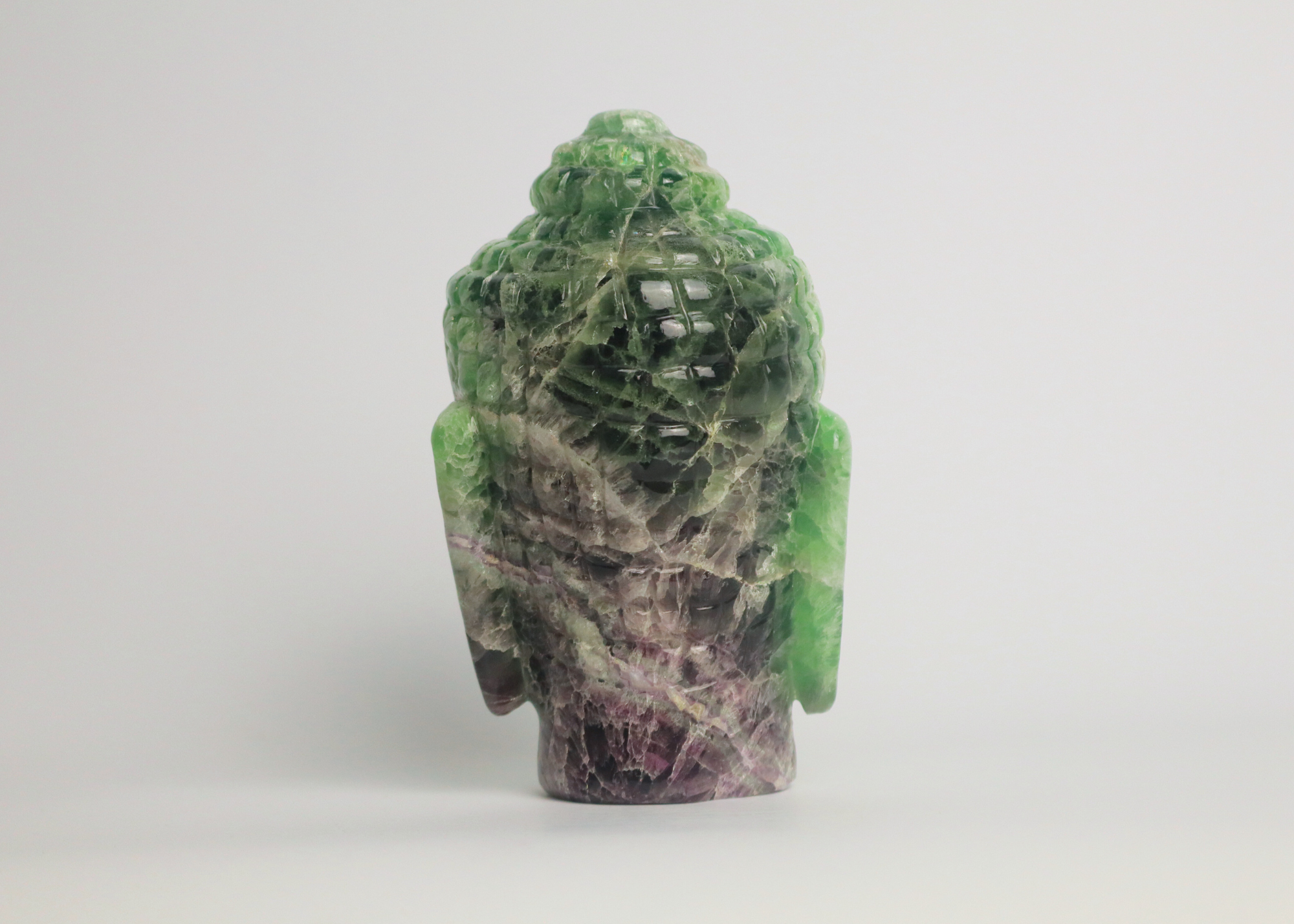 Buddha Head - Rainbow Fluorite (15.5cm)、mySite、topwebapps