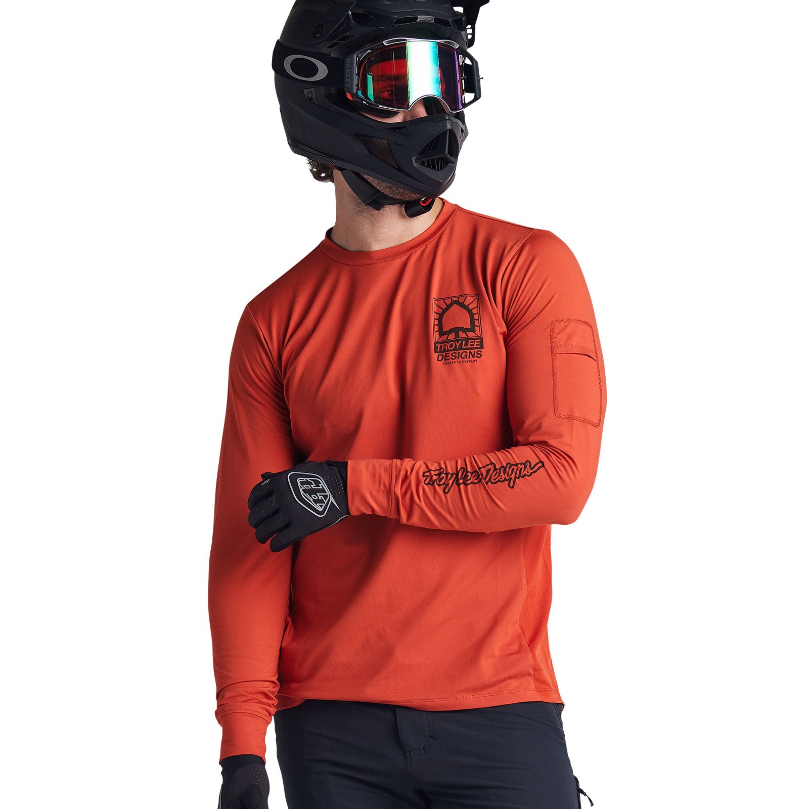 Ruckus Long Sleeve Ride Tee Create To Destroy Brick、mySite、dreamappss