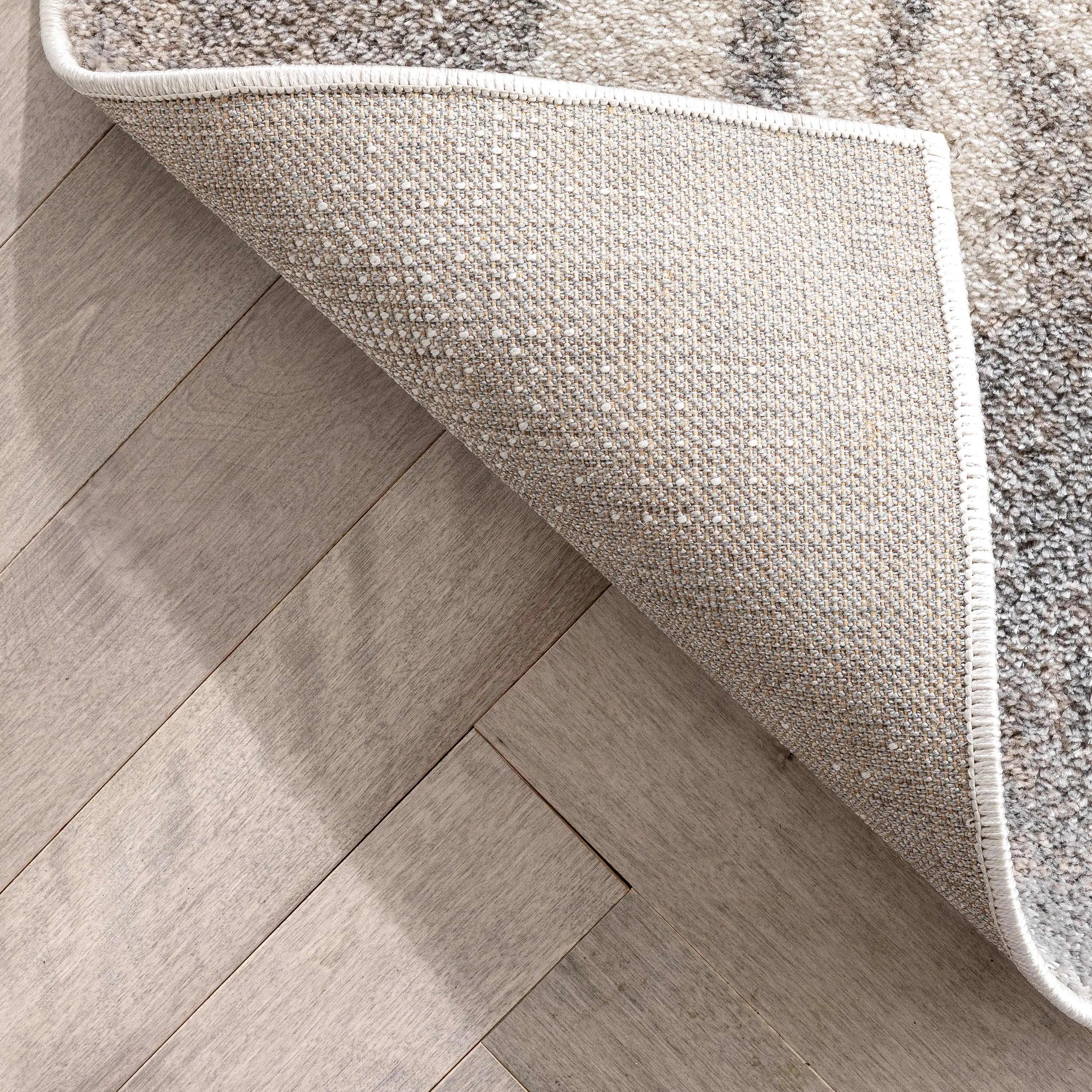 Odette Botanical Transitional Leaves Grey Vintage Rug、mySite、gigharbornorthrealestate