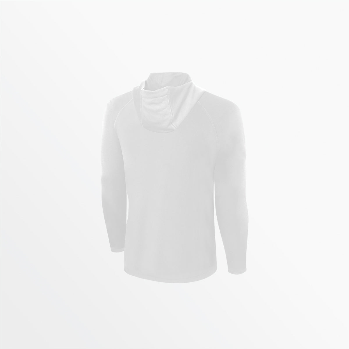 YOUTH CLUB LONG SLEEVE POLY HOODED TEE