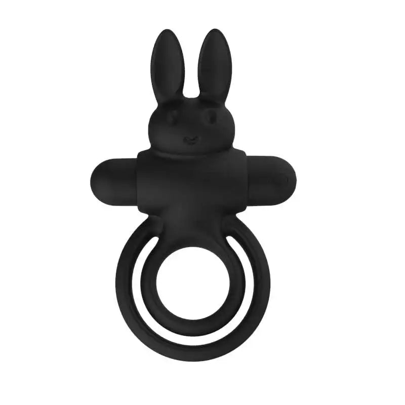 Rabbit Double Cock Ring | Clit Stimulator | 10 Modes | Couples | Remote Control、mySite、bottomscart