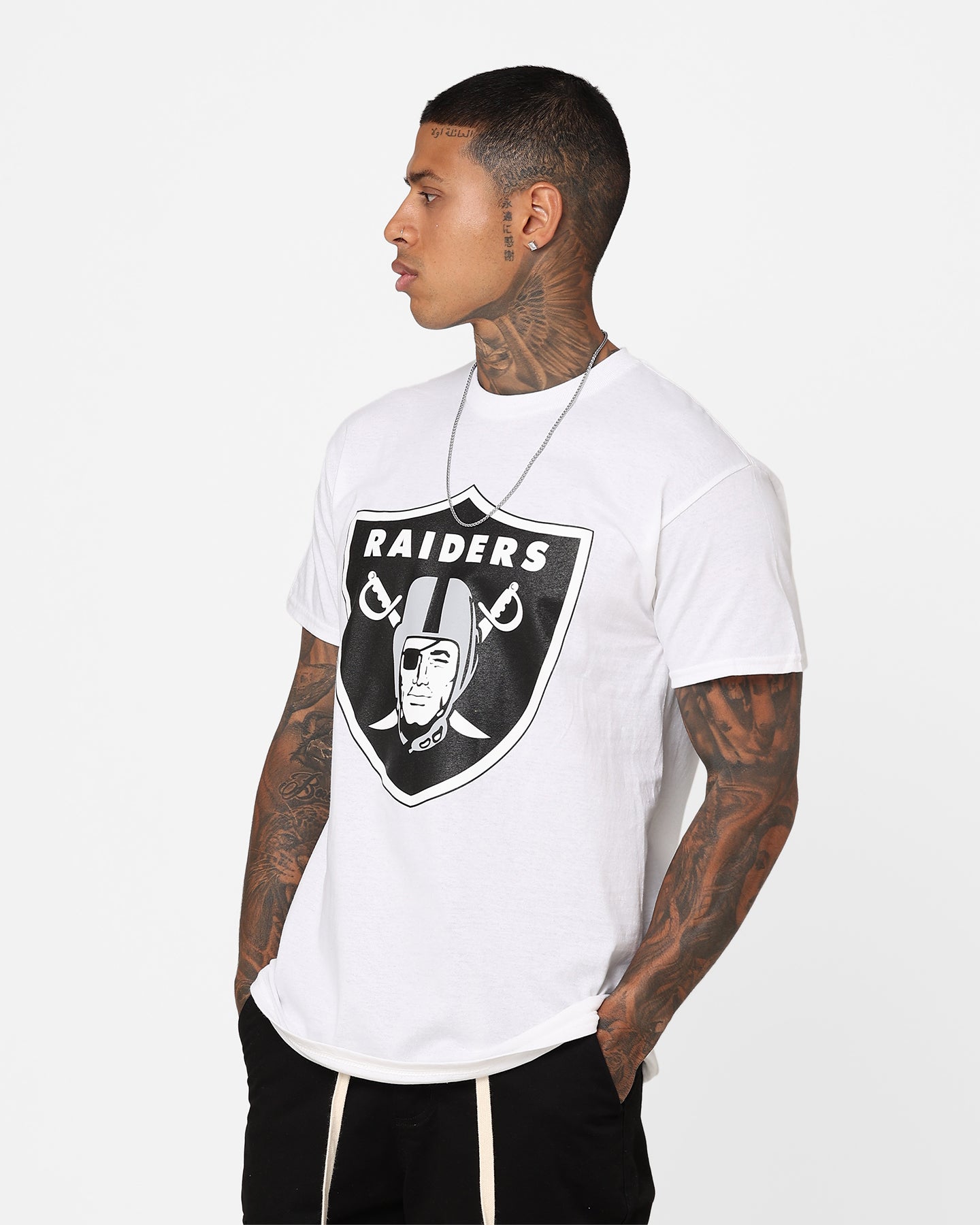 Majestic Athletic Las Vegas Raiders Prism T-Shirt Vintage White、mySite、zt4zffjzw