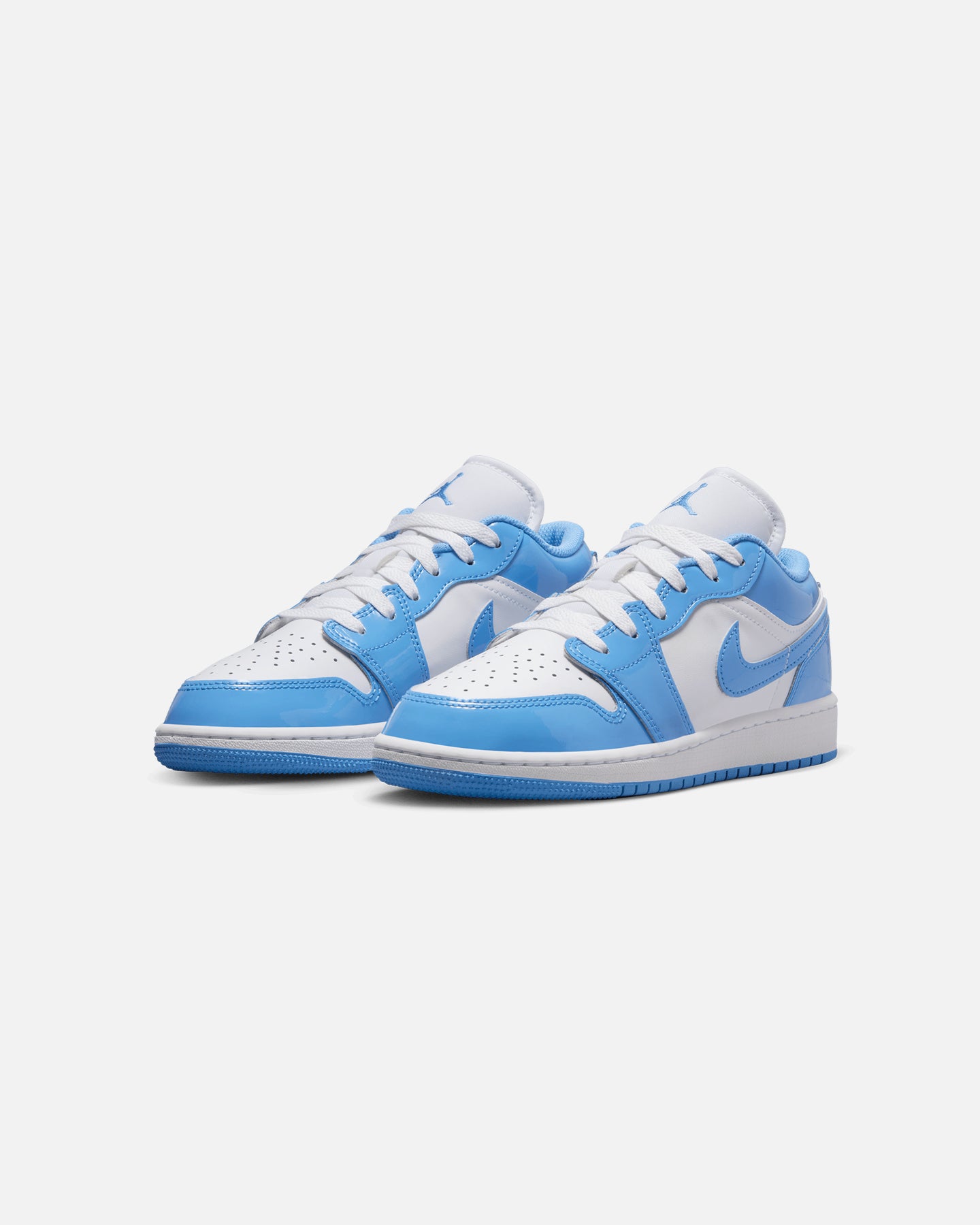 Jordan Kids' Air Jordan 1 Low SE (GS) White/Blue、mySite、zt4zffjzw