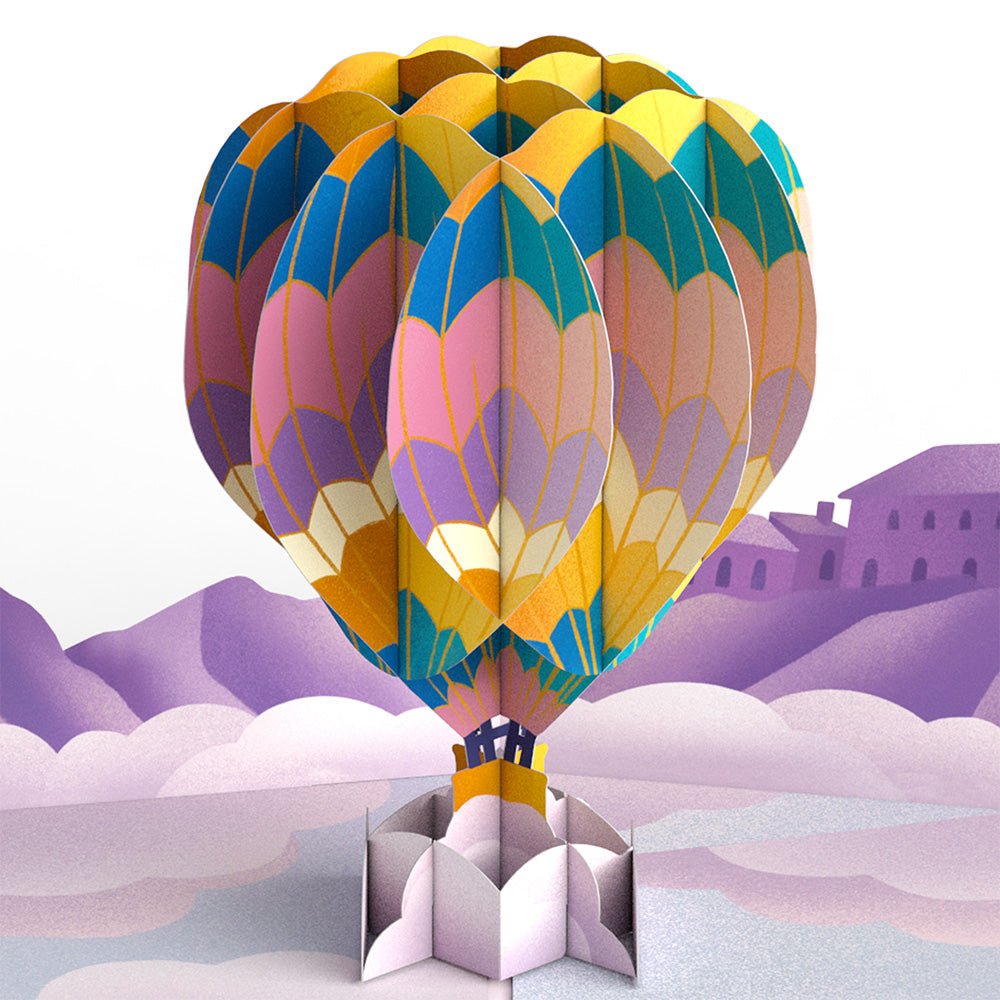 Adventure Awaits Hot Air Balloon Pop-Up Card、mySite、solidvoid