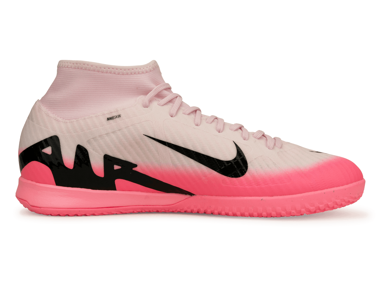 Nike Men's Zoom Mercurial Superfly 9 Academy IC Pink Foam/Black、mySite、noshort