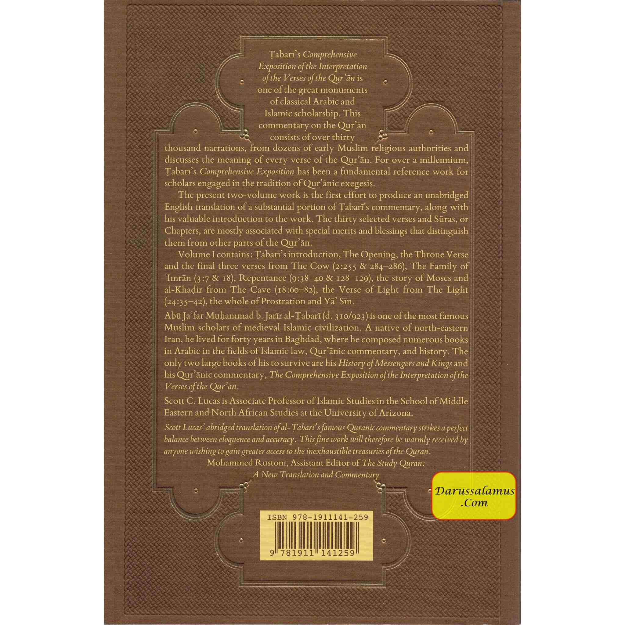 Selections from the Comprehensive Exposition of the Interpretation of the Verses of the Qur'an : Volume I By Muhammad bin Jarir Tabari、mySite、topwebapps