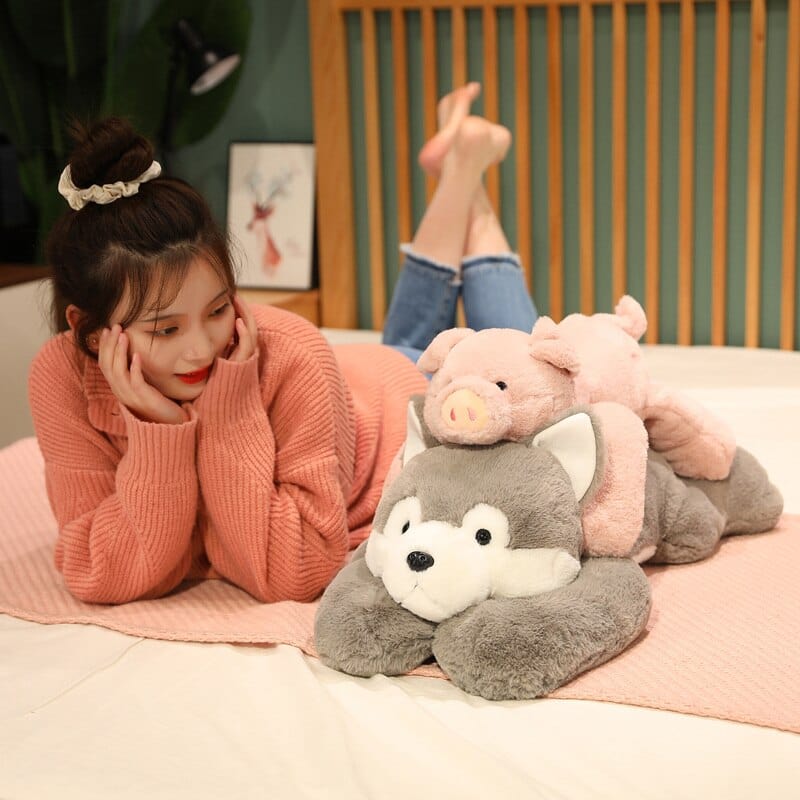 Super Soft Plush Floppy Stuffed Pigs、mySite、g9winljtr