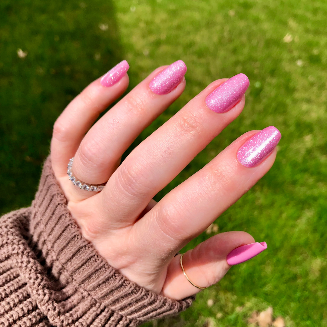 Rose Velvet - Press-On | Medium | Coffin、mySite、solidvoid