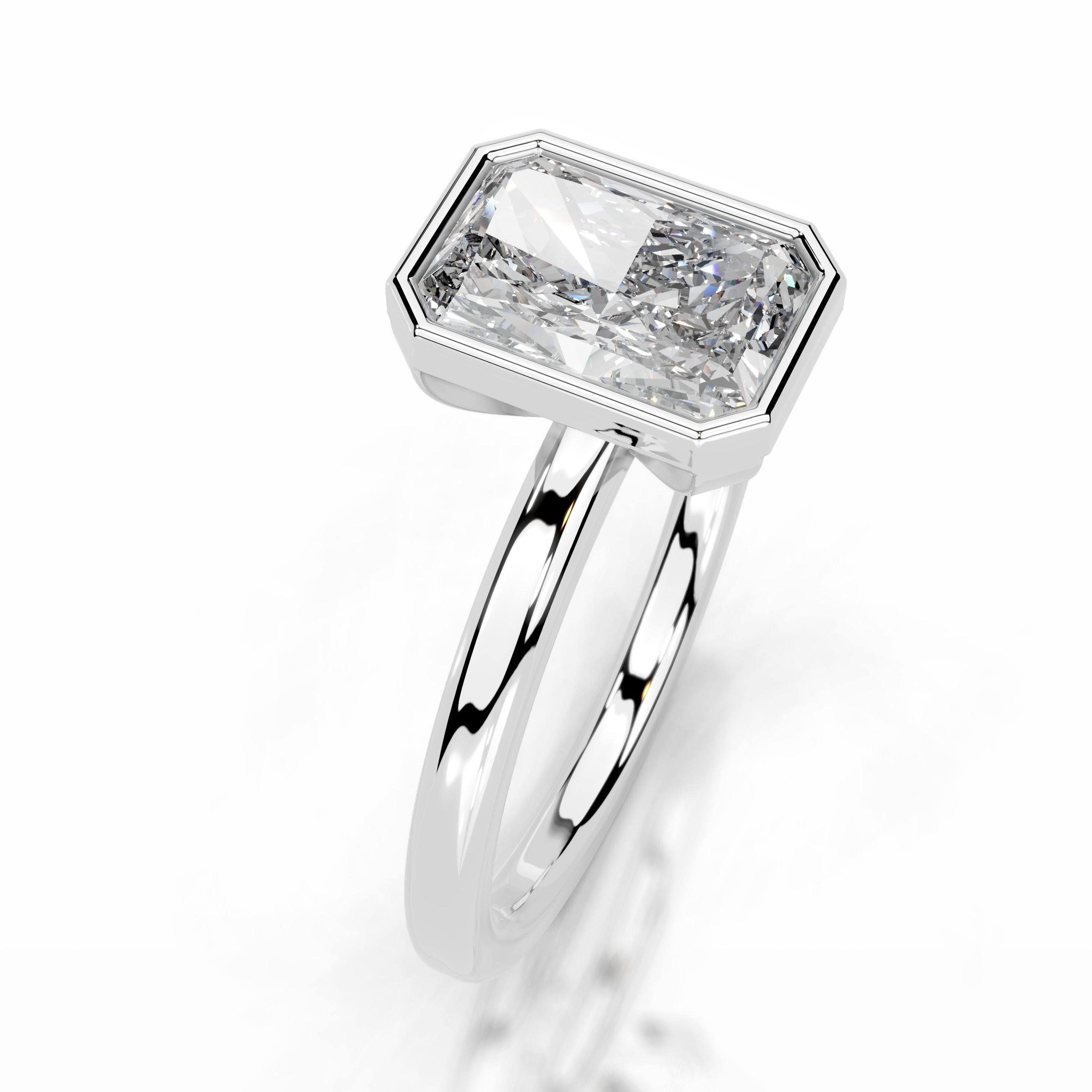 Dima Diamond Engagement Ring - 18K White Gold、mySite、hinf8tx79