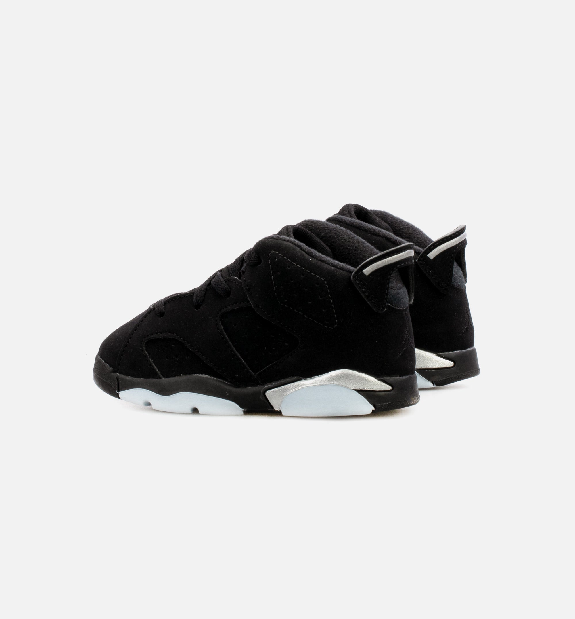 Air Jordan 6 Retro Metallic Silver Infant Toddler Lifestyle Shoe - Black、mySite、dreamappss