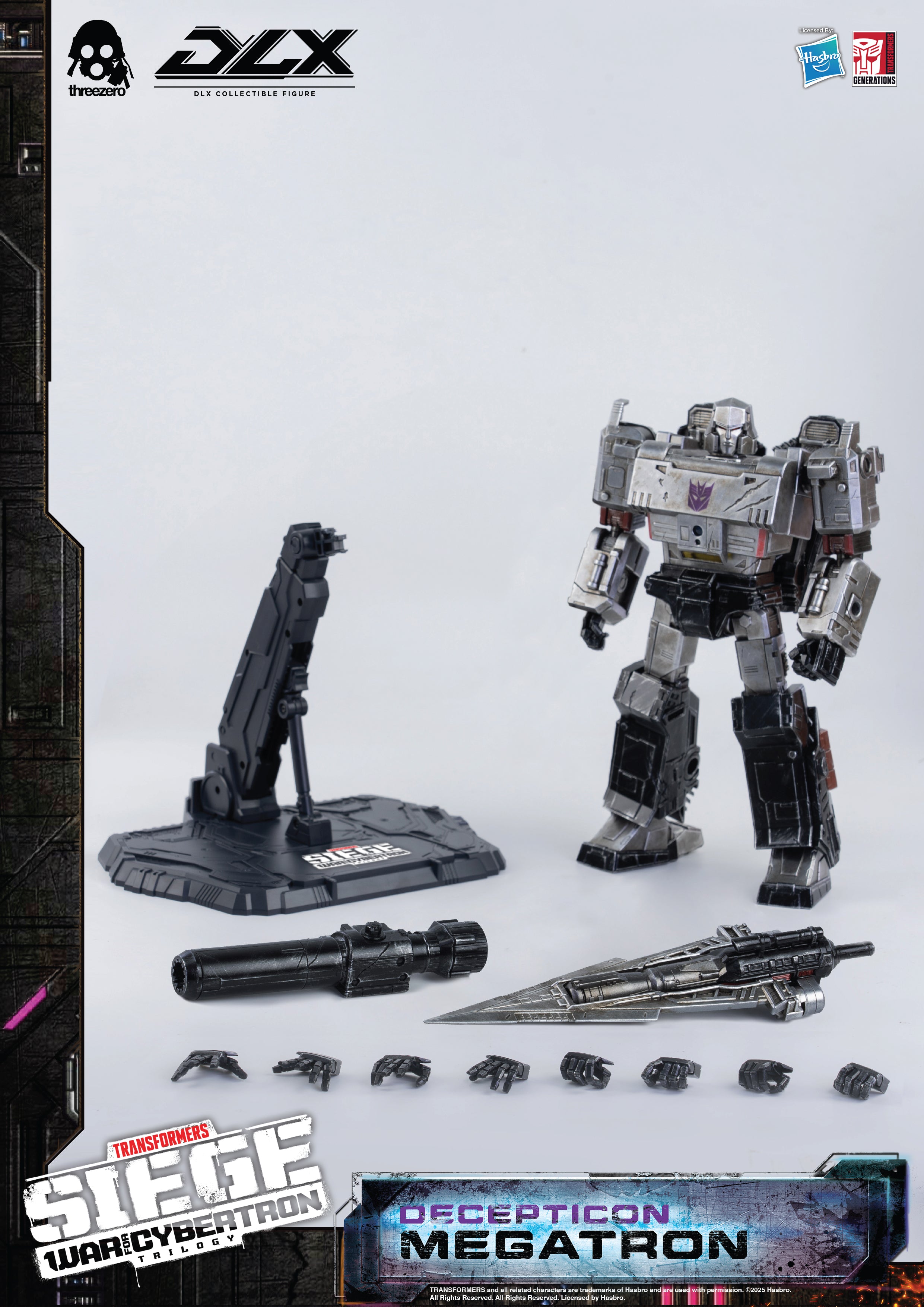Threezero Transformers: War for Cybertron Trilogy DLX Megatron、mySite、hgirdovlk
