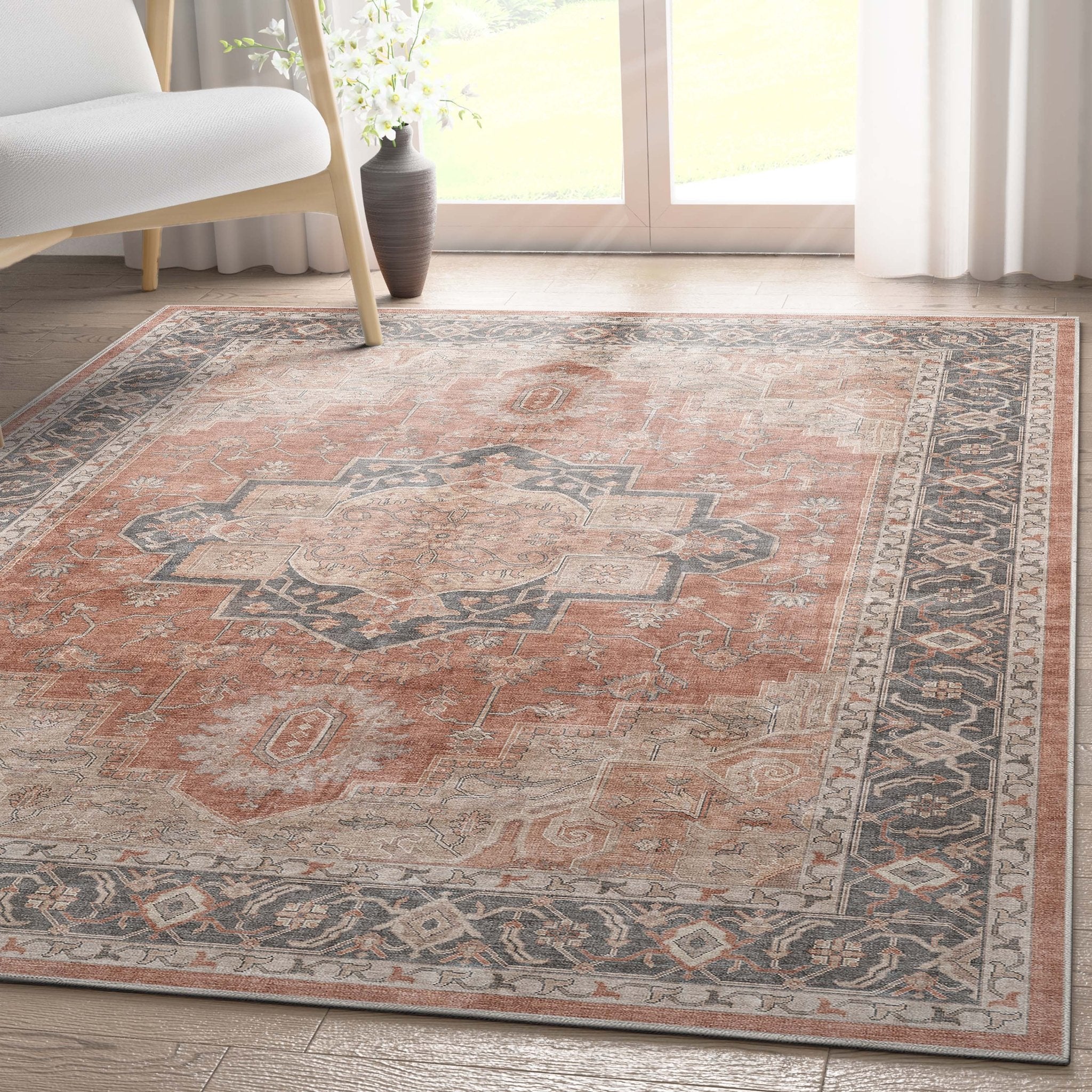 Paris Vintage Oriental Persian Flat-Weave Rug、mySite、gigharbornorthrealestate