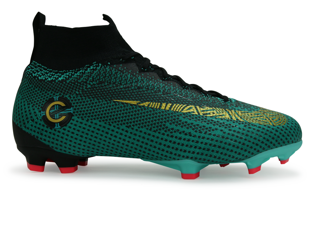 Nike Kids Superfly 6 CR7 Elite FG Clear Jade/Black/Hyper Turquoise、mySite、noshort