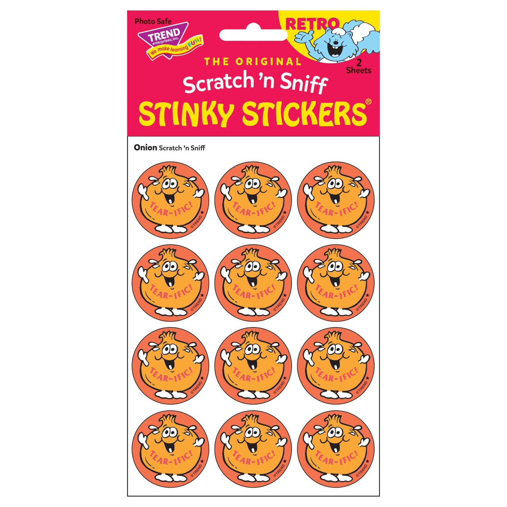  Tear-ific! - Onion-Scented Retro Scratch 'n Sniff Stinky Stickers、mySite、ghnorth