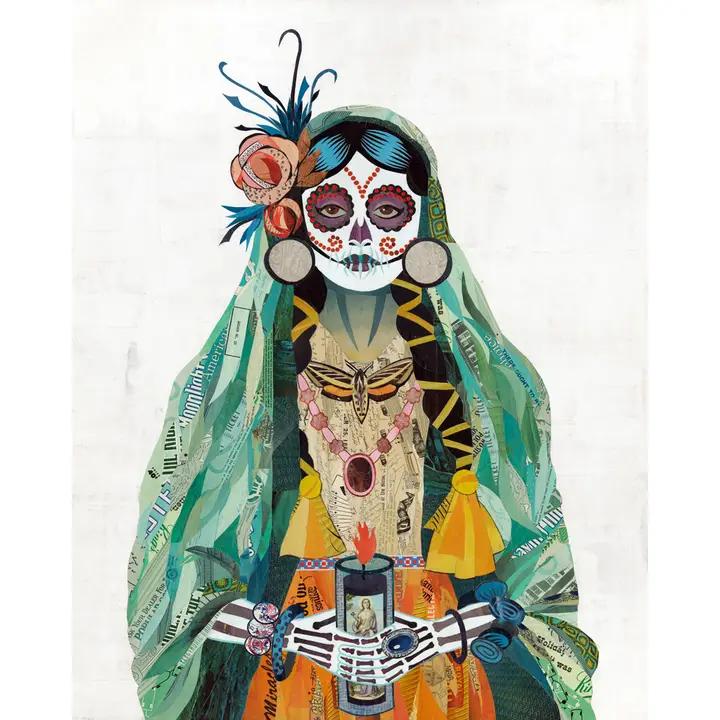 Art Print | Prayer Candle Wall Art | Vigil (Verde)、mySite、g9winljtr