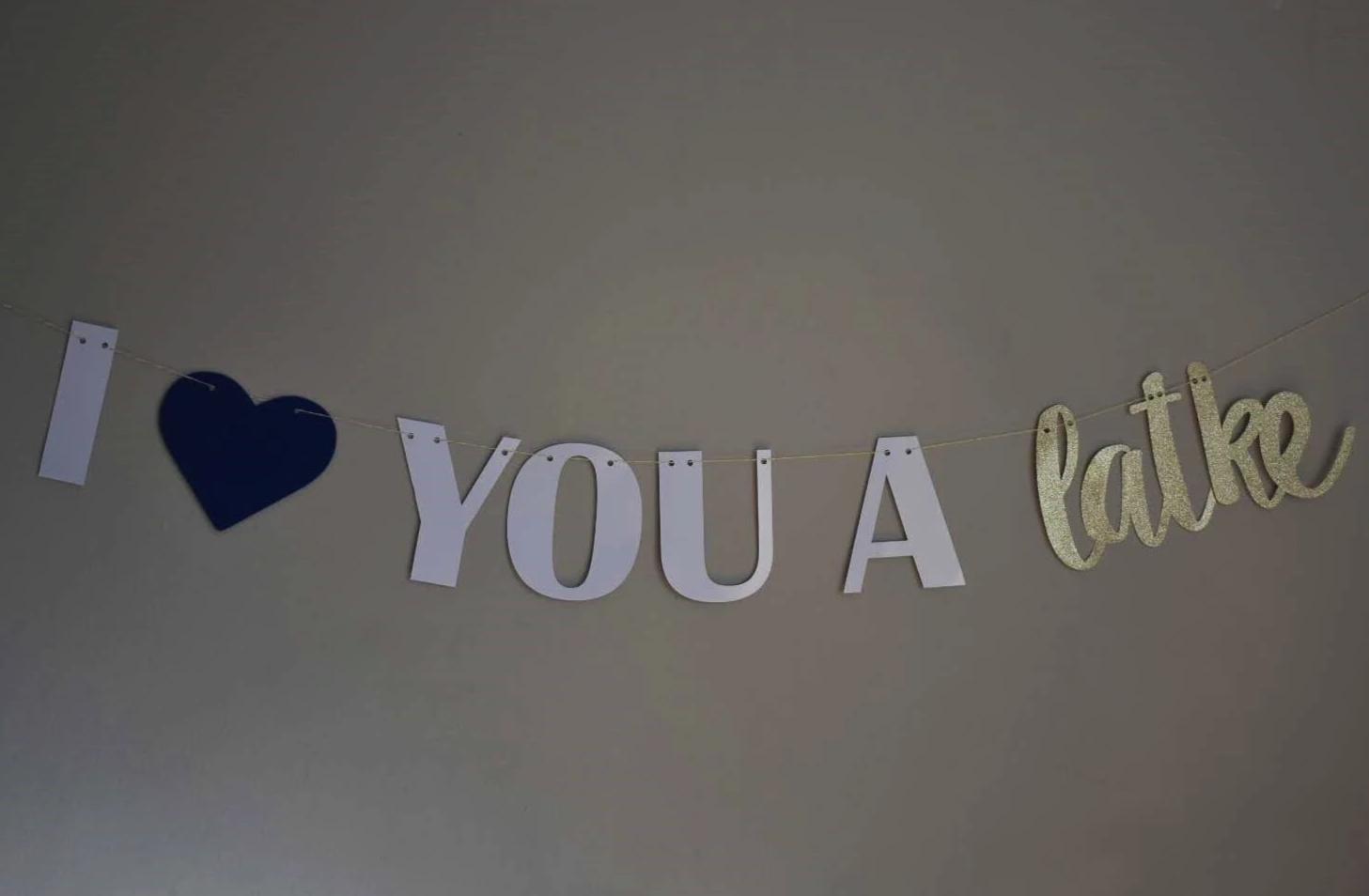 I Love You a Latke Banner、mySite、topwebapps