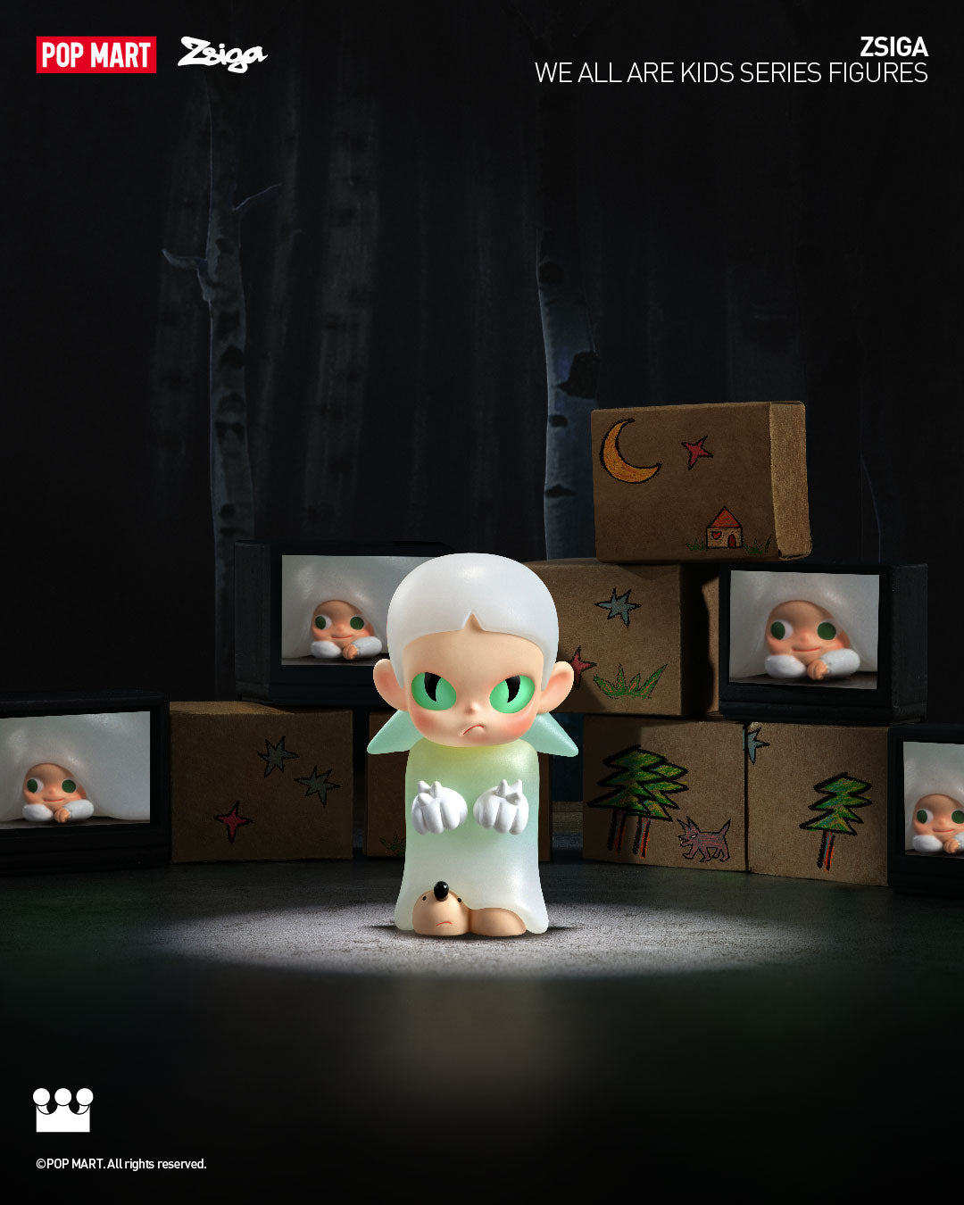  POP MART Zsiga We All Are Kids Series Figures、mySite、greenlandpopulation