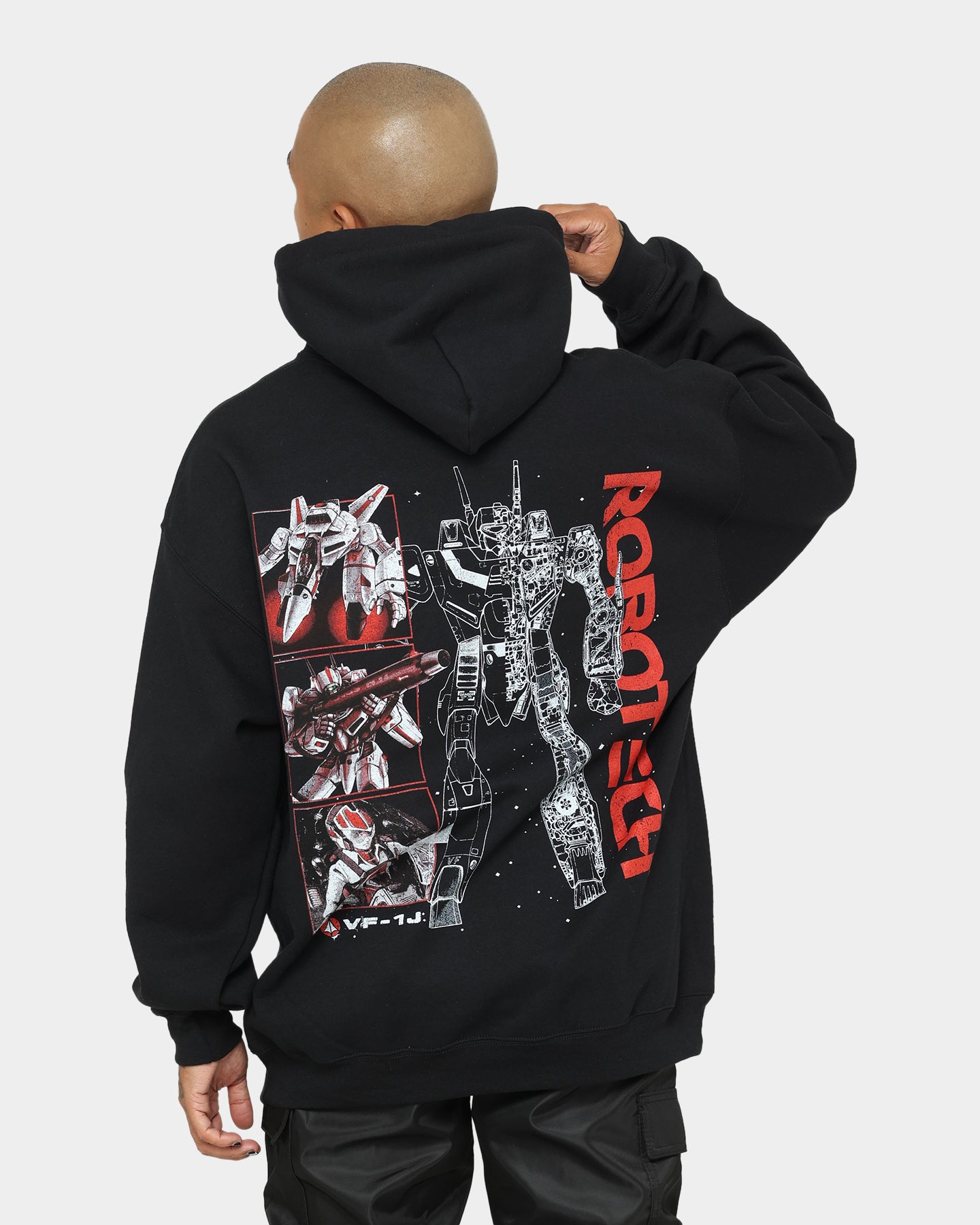 American Thrift X Robotech VF1J Hoodie Black、mySite、zt4zffjzw