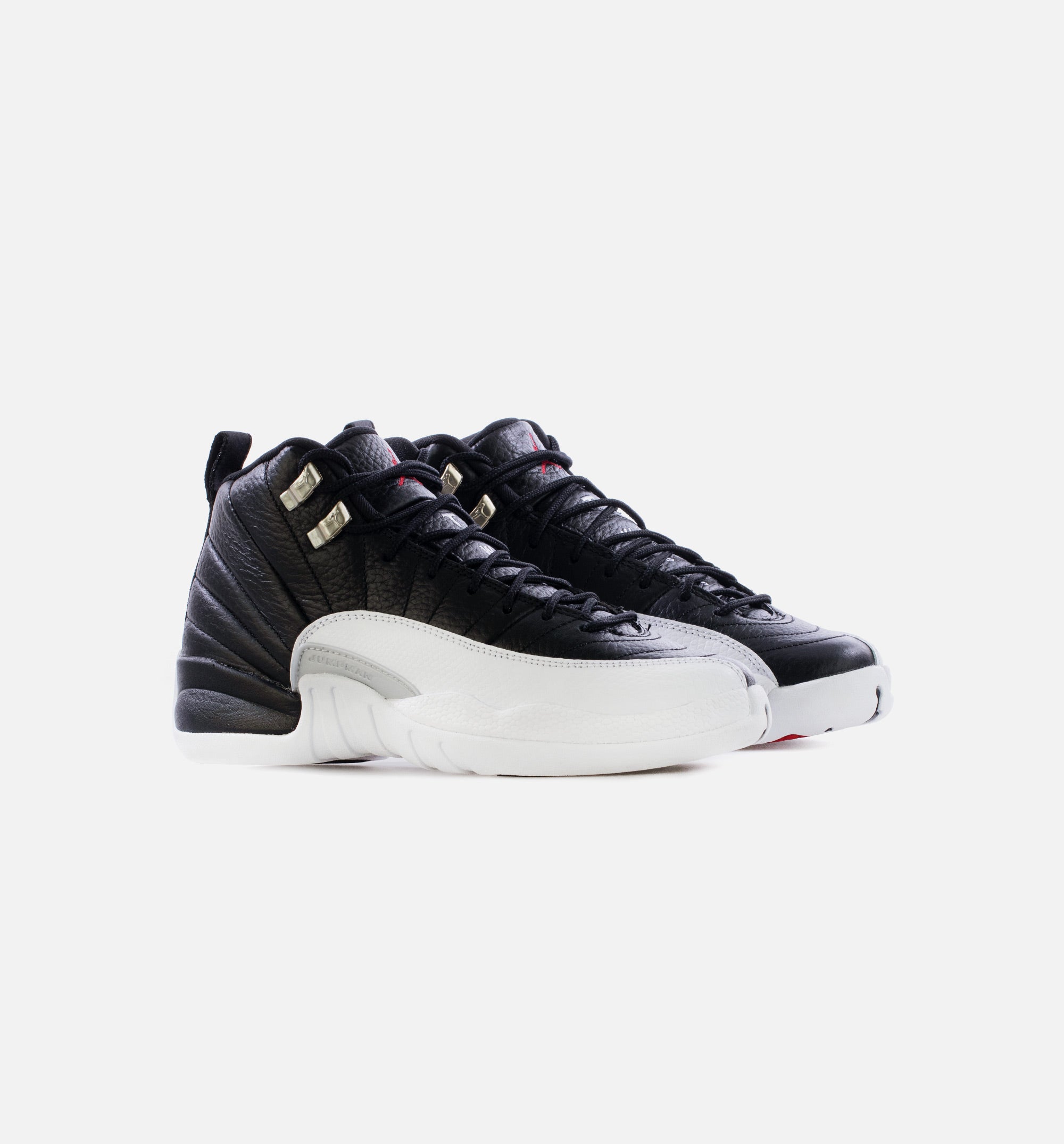 Air Jordan 12 Playoffs Grade School Lifestyle Shoe - Black/White、mySite、dreamappss