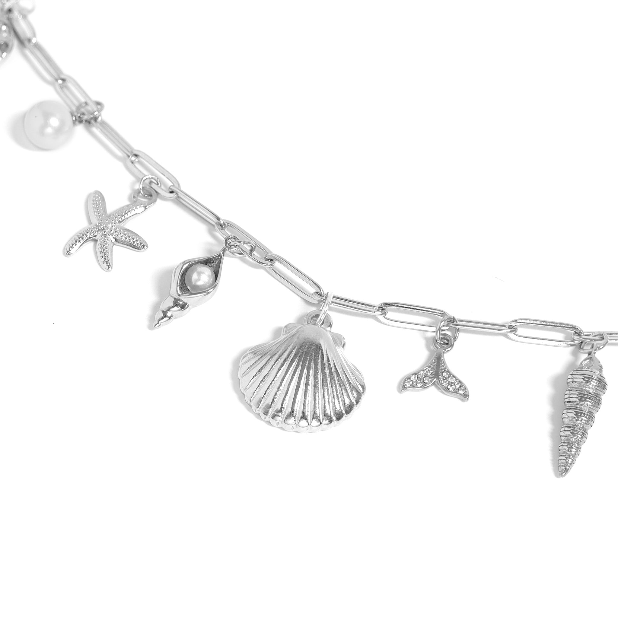 18K Gold PVD Stainless Steel 92 Piece Nautical Charm Bar Set / BND0061、mySite、dreamappss