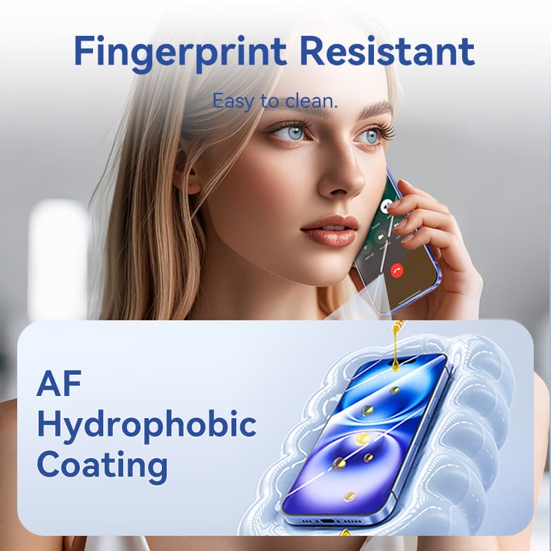 Vention HD Tempered Glass Screen Protector for iPhone 15 with Easy-Installation Tool、mySite、fannypackpong