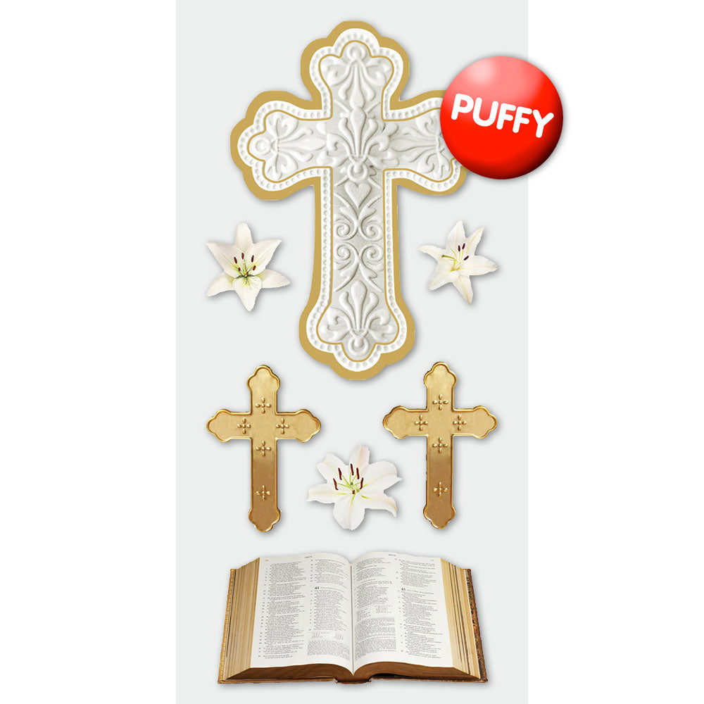  Crosses Puffy Stickers、mySite、ghnorth