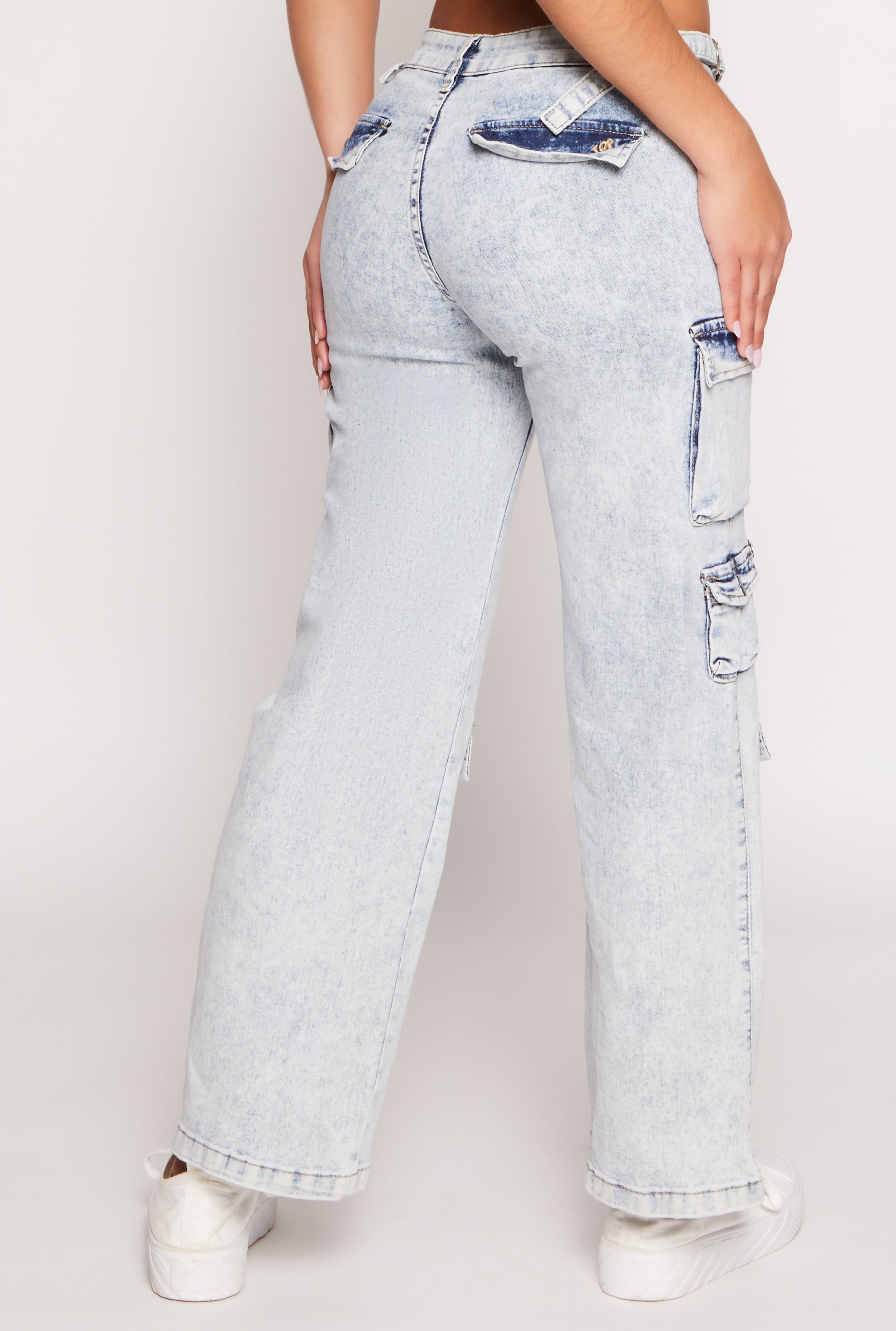 VIP Whiskered Straight Leg Cargo Jeans、mySite、camillekostekn