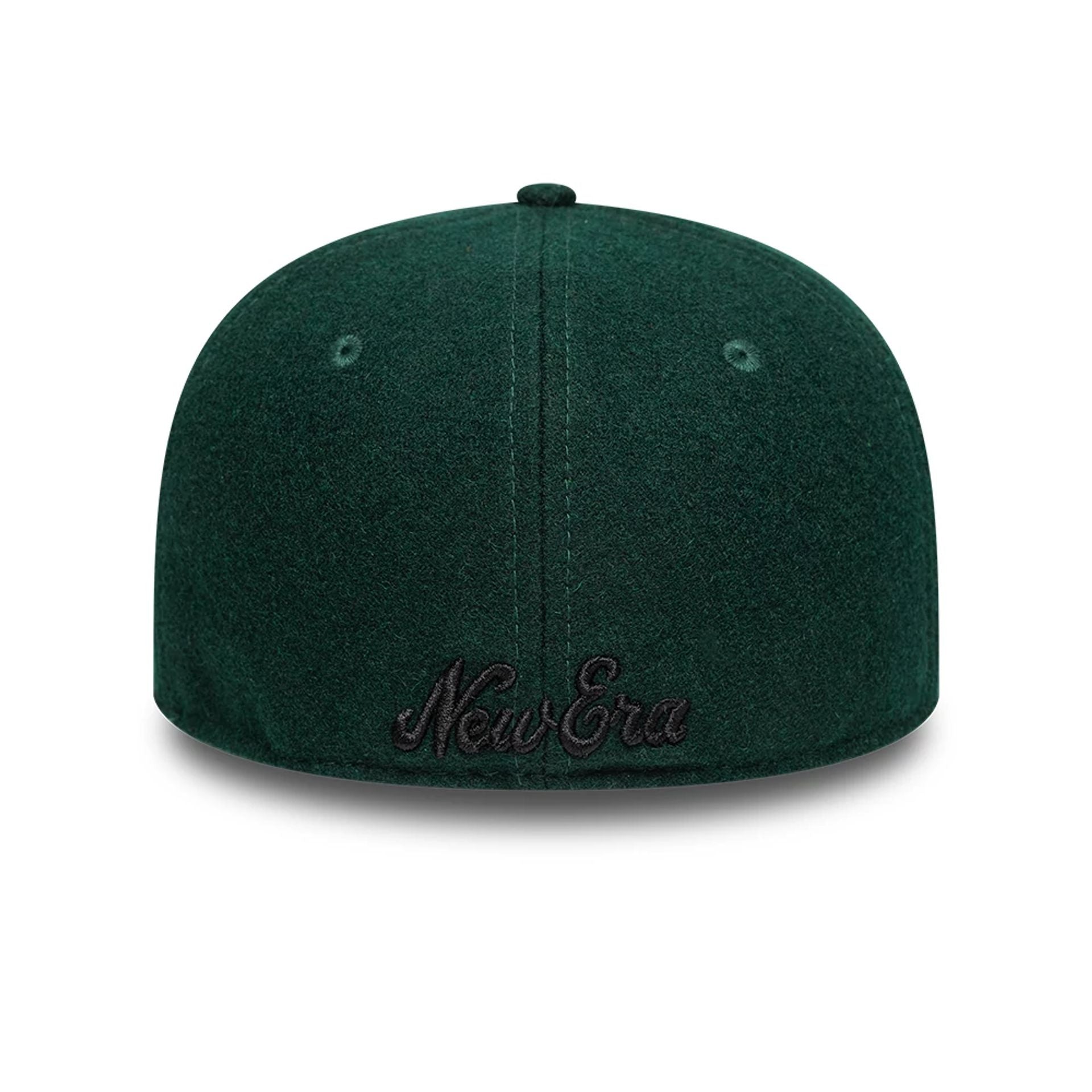 New Era Melton Wool Dark Green Low Profile 59FIFTY Fitted Cap、mySite、vikingsvslions