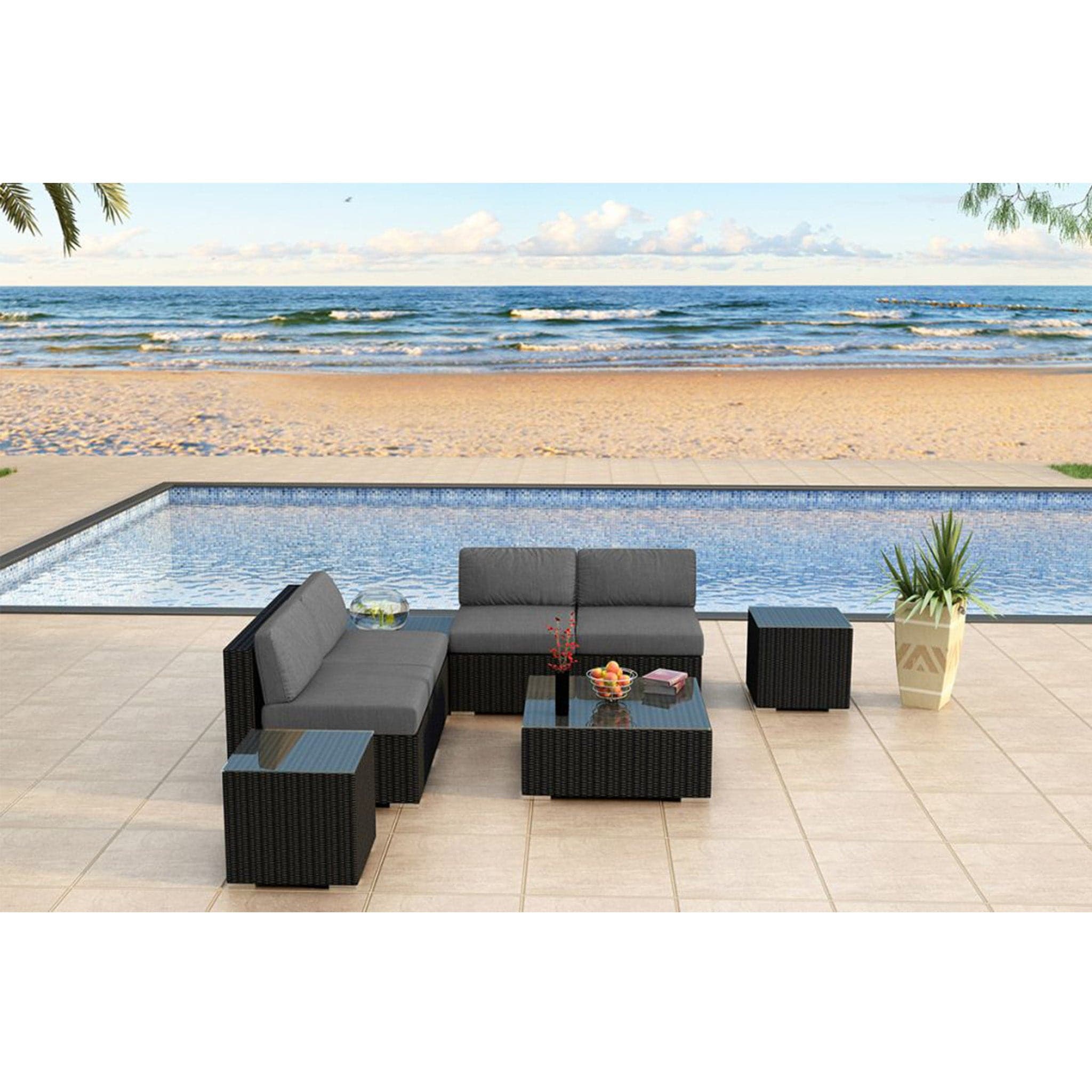 Urbana 8 Piece 4-Seat Sectional Set、mySite、neckold