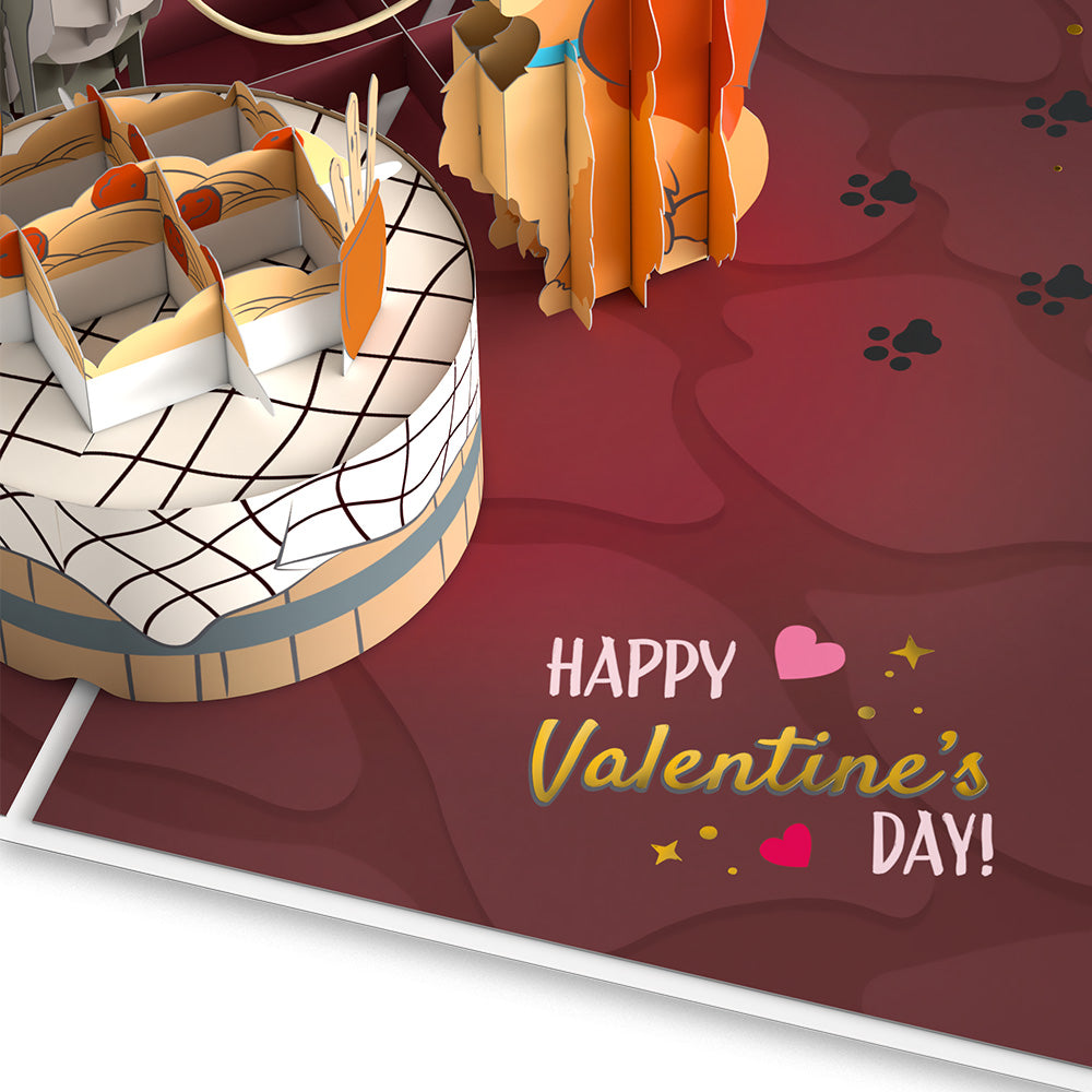 Disney's Lady & The Tramp Better Together Pop-Up Card、mySite、solidvoid