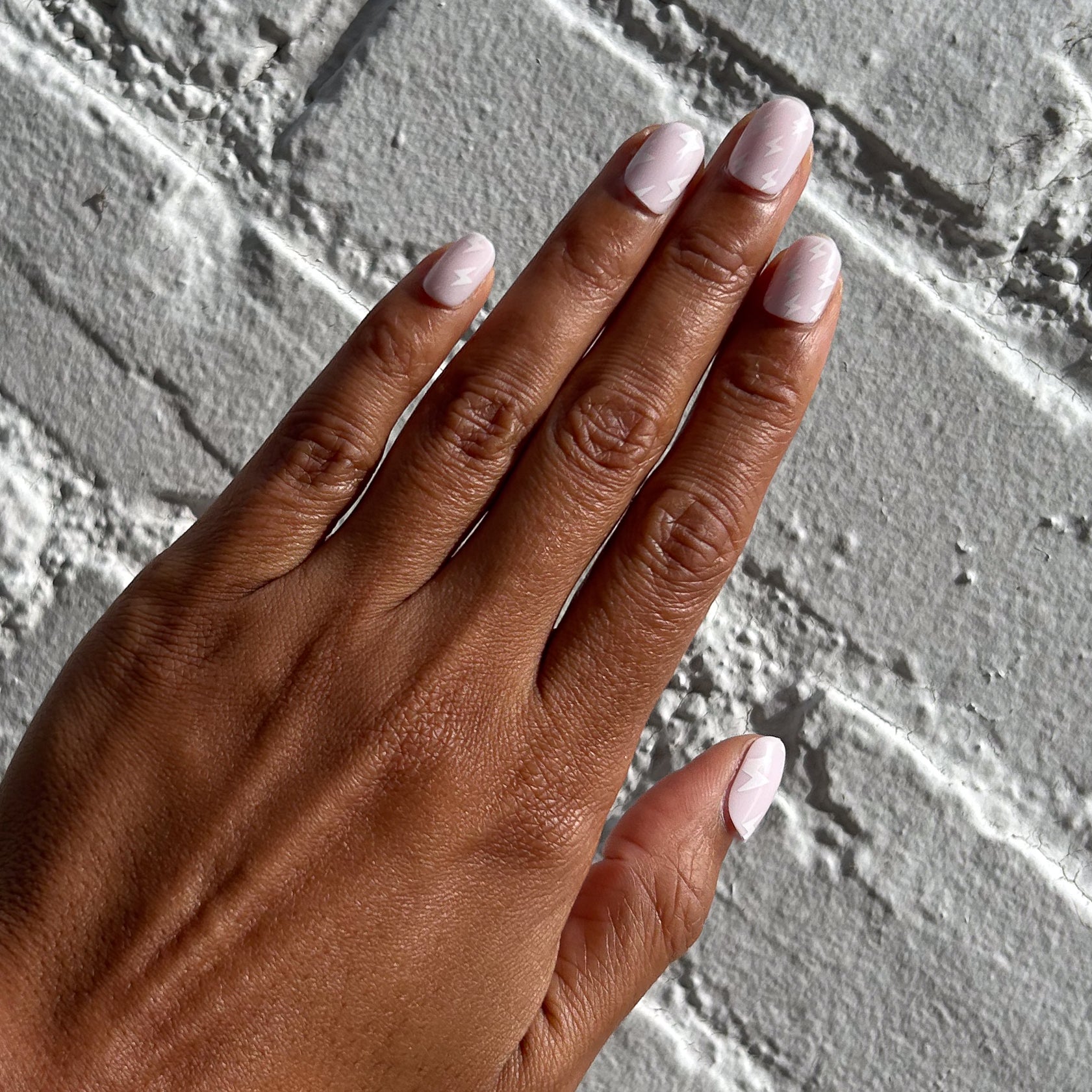 Lightning Strike | Extra Short | Squoval - Tab Press-On、mySite、solidvoid