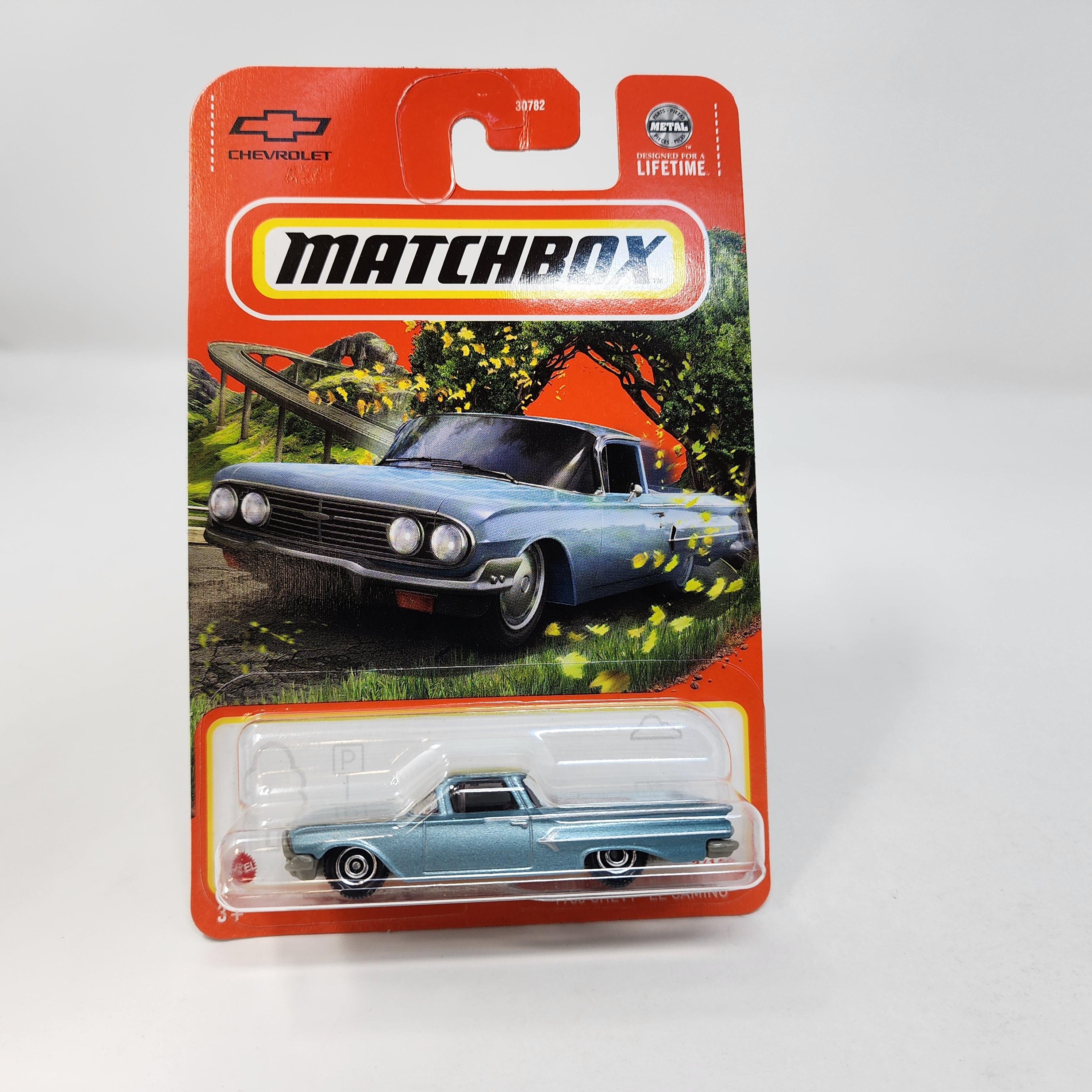1960 Chevy El Camino #2 * Light Blue * 2024 Matchbox Basic Case M、mySite、hgirdovlk