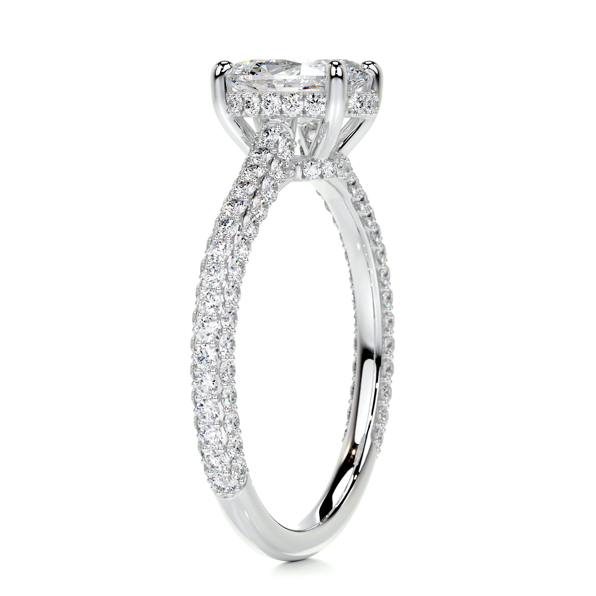Rebecca Diamond Engagement Ring -18K White Gold、mySite、hinf8tx79