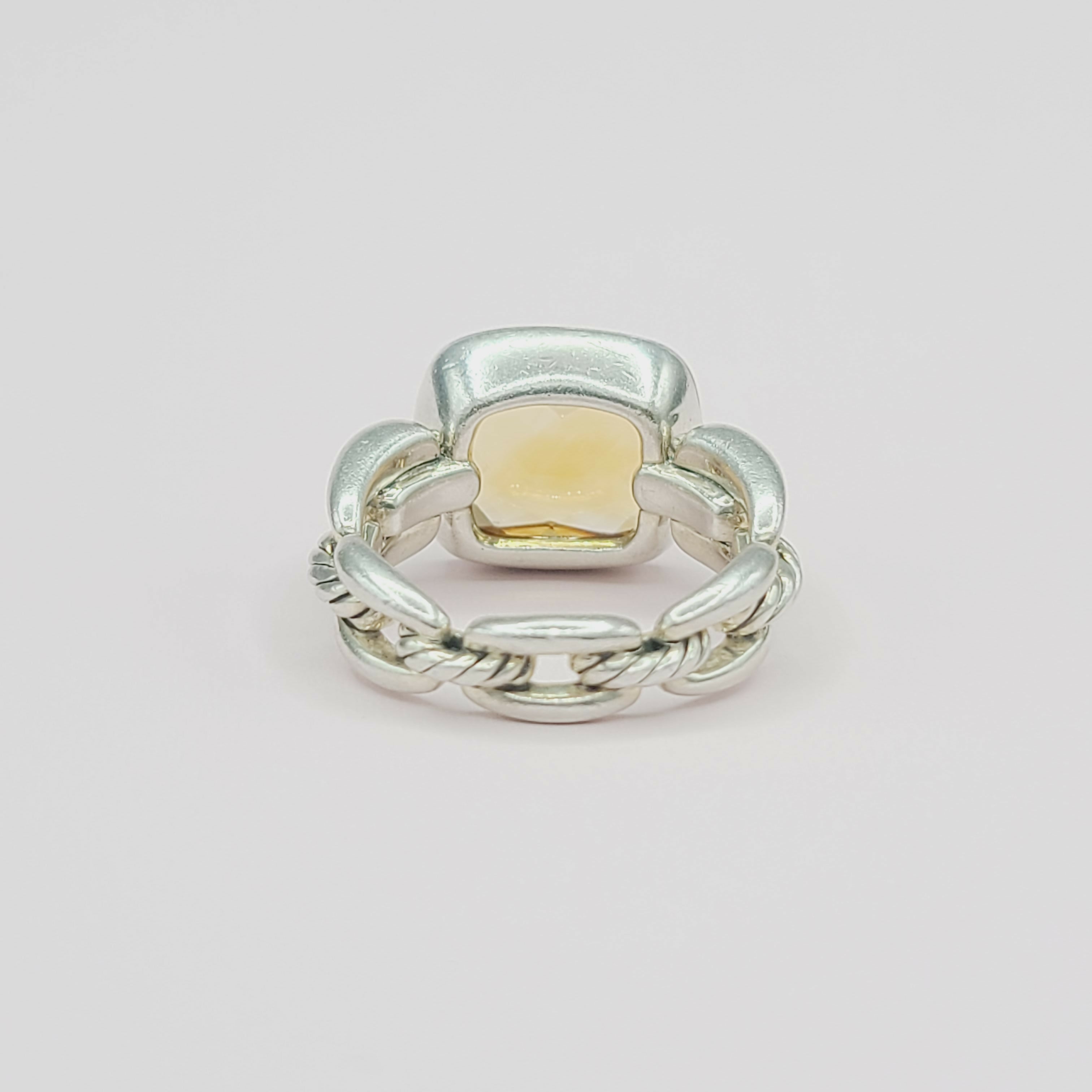 David Yurman Wellesley Link Ring 鈥?Citrine & Gold、mySite、hinf8tx79
