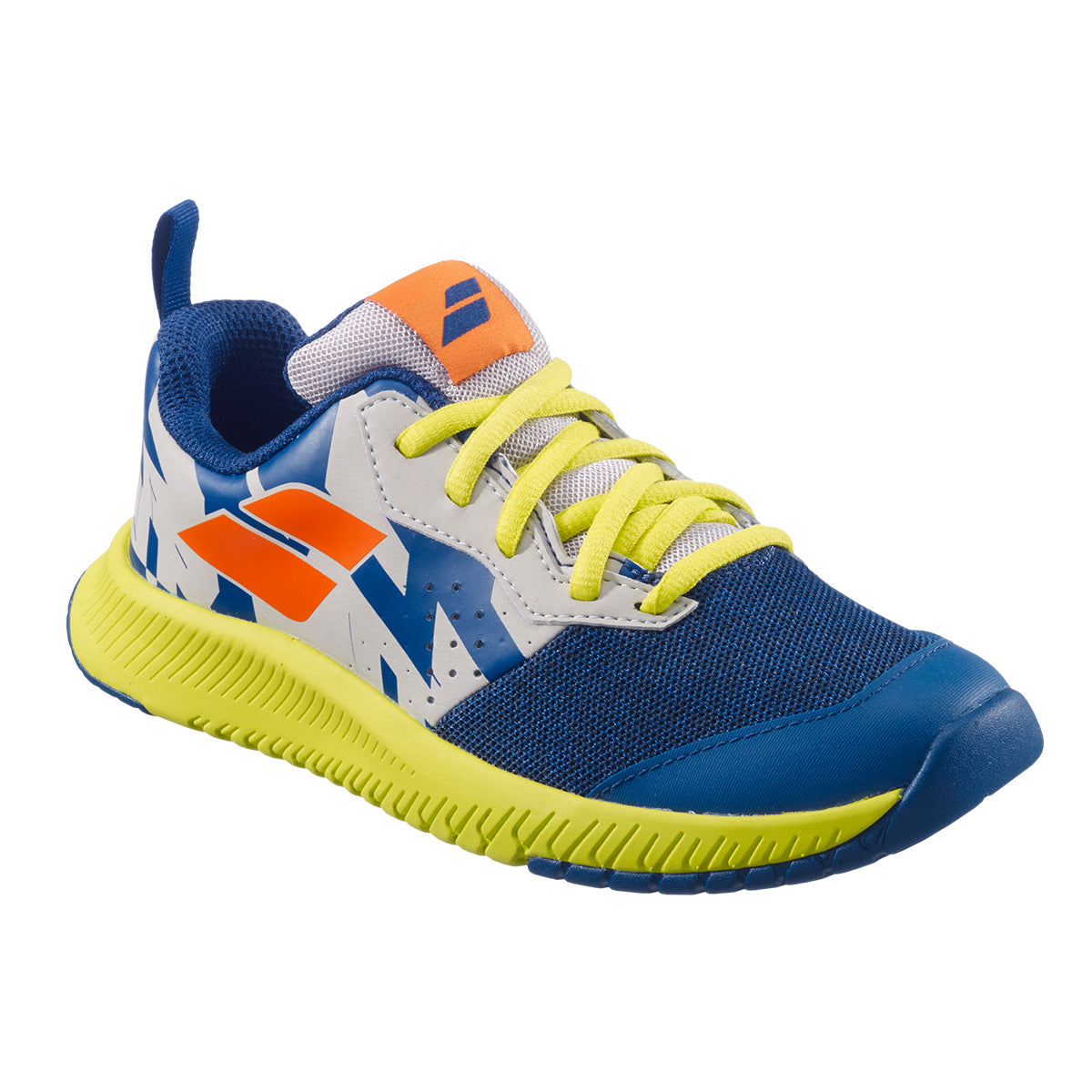 Babolat Pulsion AC Junior Tennis Shoe (Dark Blue/Yellow)