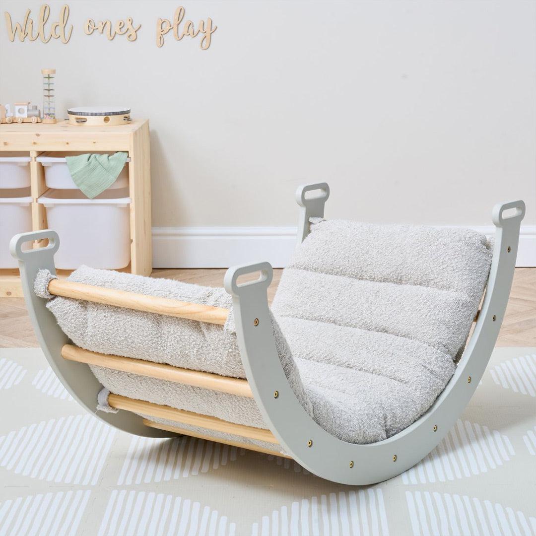  Tutti Bambini Scala Montessori Pikler Rocking Frame Cushion - Boucle Mushroom、mySite、merchandisen