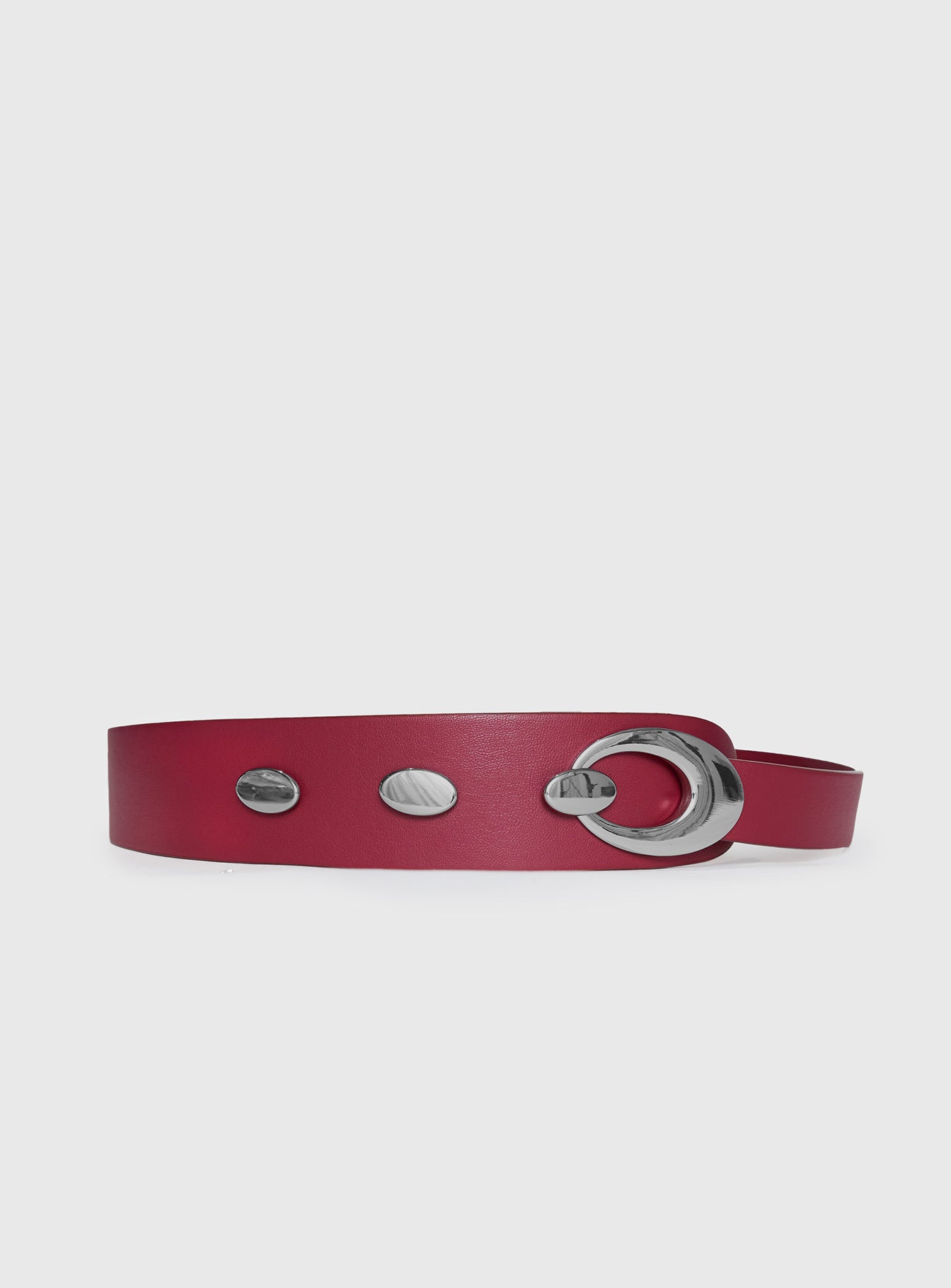 Jaide Low Waist Belt Red / Silver、mySite、solidvoid